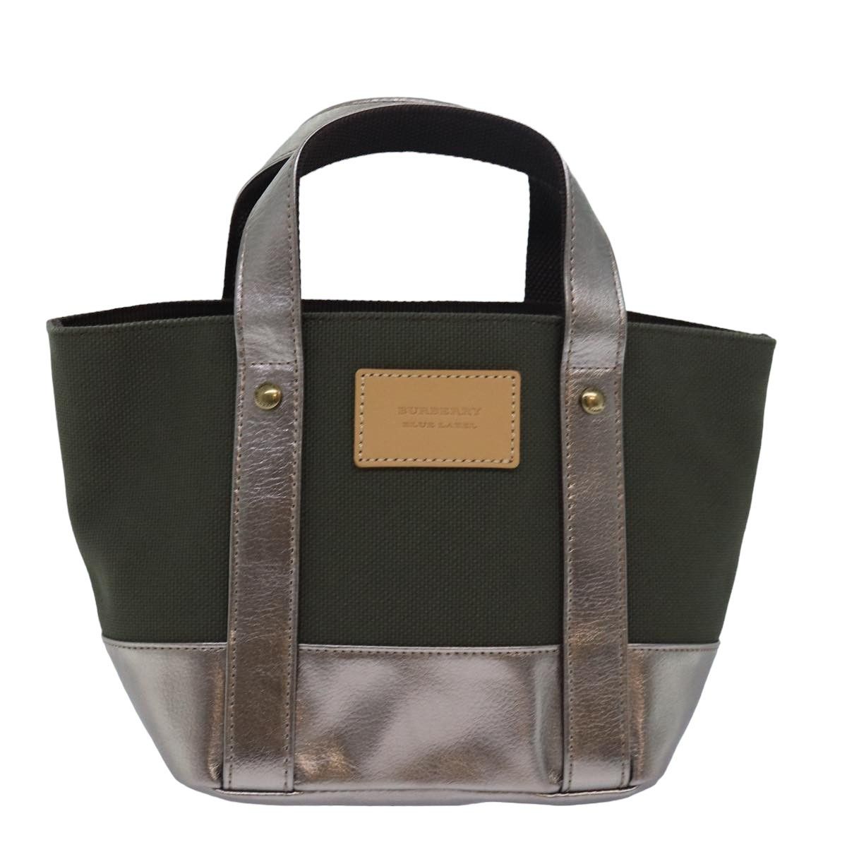 Burberry Blue Label Khaki Canvas Handbag (Pre-Owned) Size ONE SIZE - 1 Thumbnail