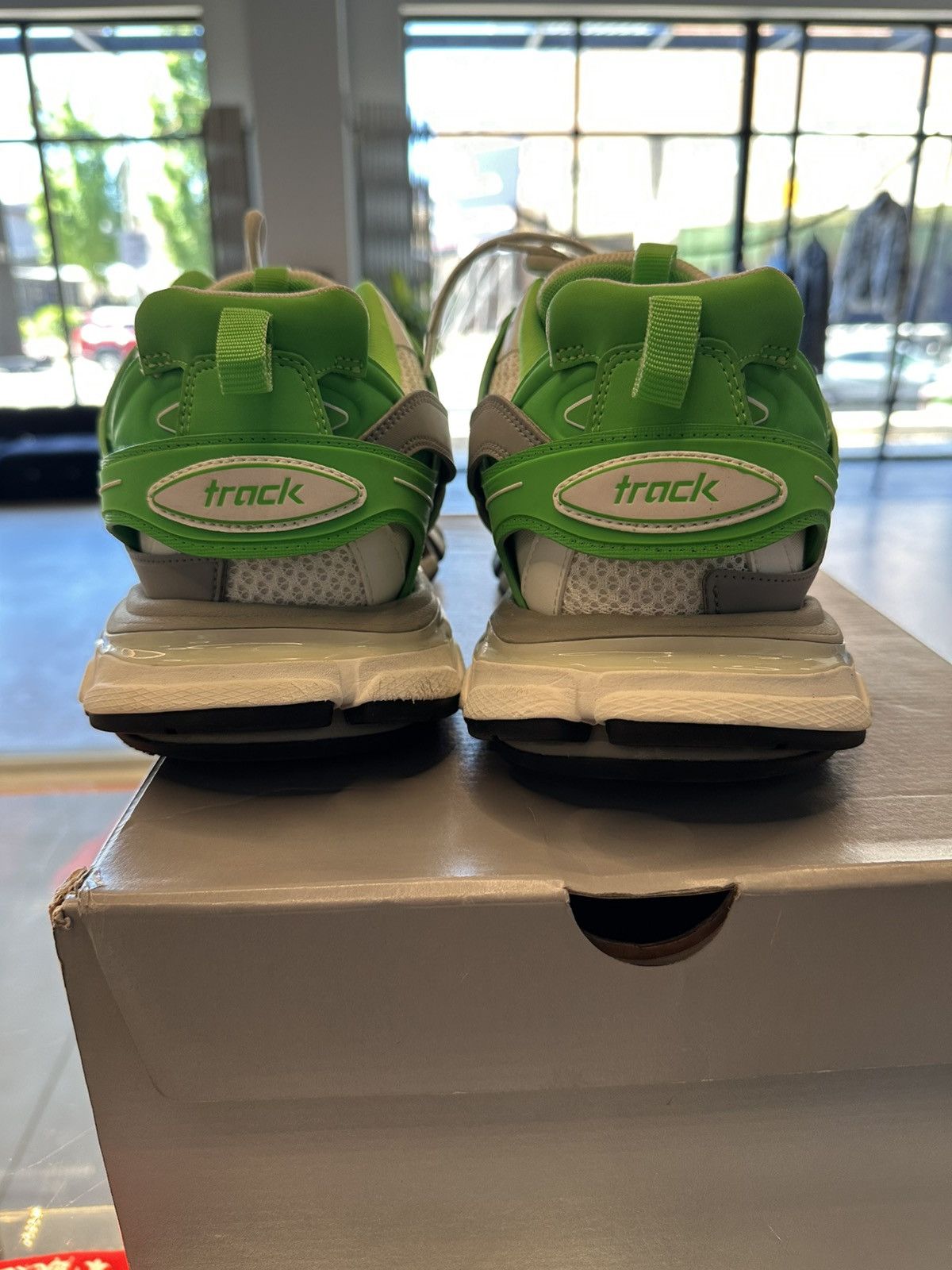 Balenciaga Balenciaga Track Runner Lucky Green Size US 13 / EU 46 - 3 Thumbnail