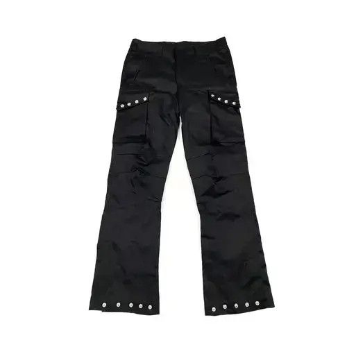 Other zipper rivet flared yuppie punk remake cargo pants Size US 30 / EU 46 - 1 Thumbnail