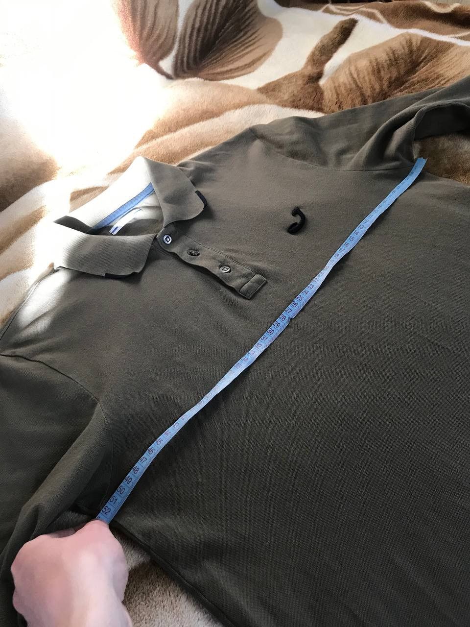 Jacob Cohen 🔥 Jacob Cohen Slim Fit Long Sleeve Polo Shirt Olive Green Size US XL / EU 56 / 4 - 8 Thumbnail