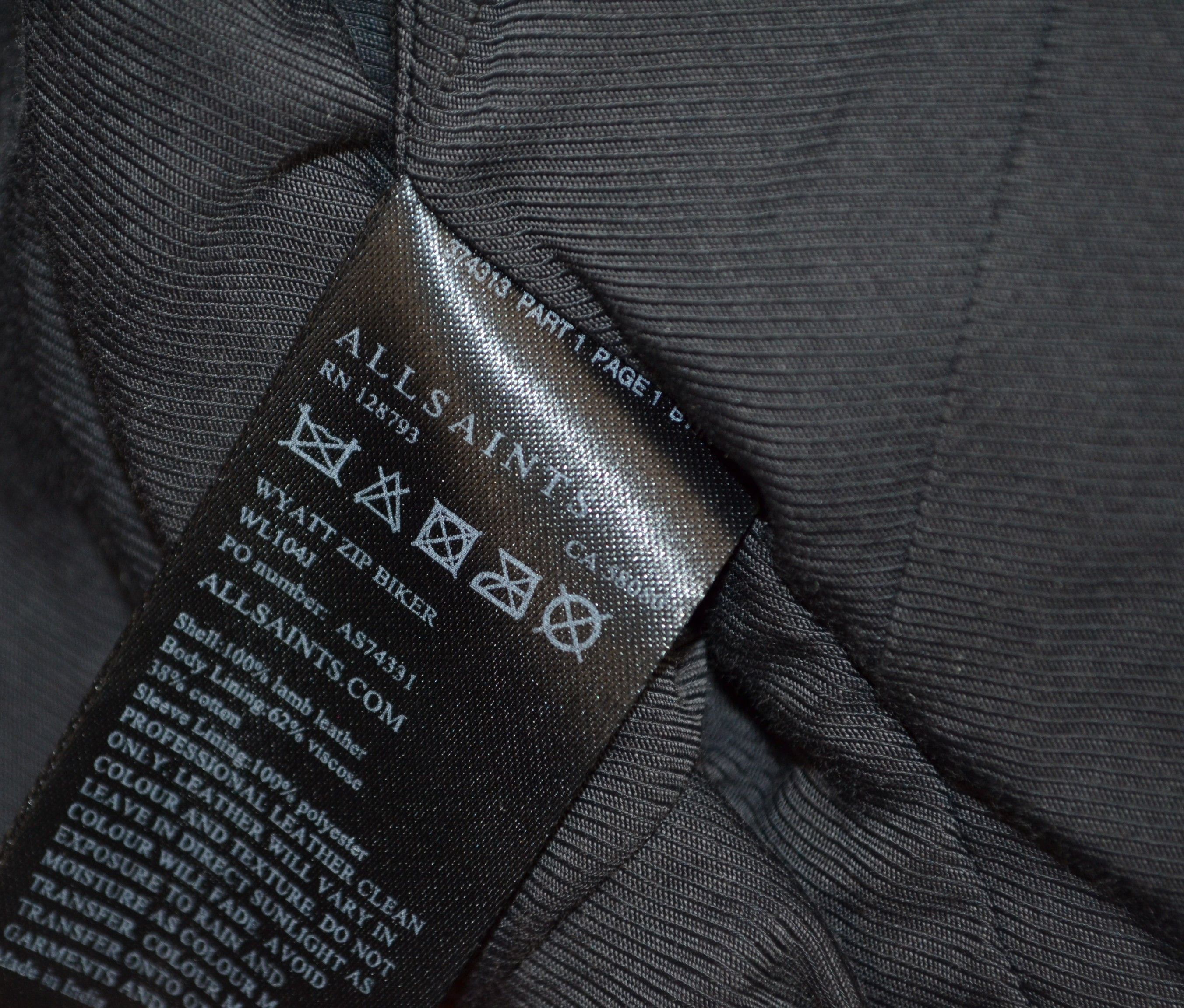 Allsaints All Saints Wyatt Zip Biker Jacket US 4 Size S / US 4 / IT 40 - 13 Thumbnail