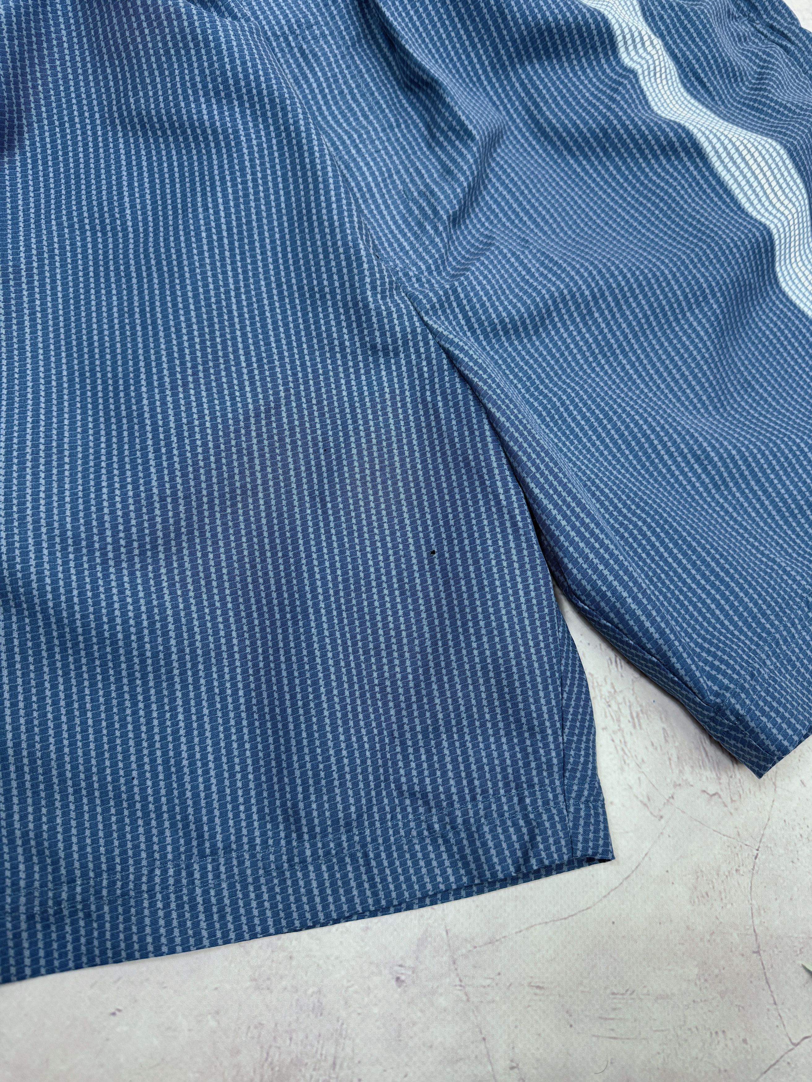 Nike × Vintage Vintage Nike Challenge Court Tennis Shorts Blue Stripe Size US 36 / EU 52 - 6 Thumbnail