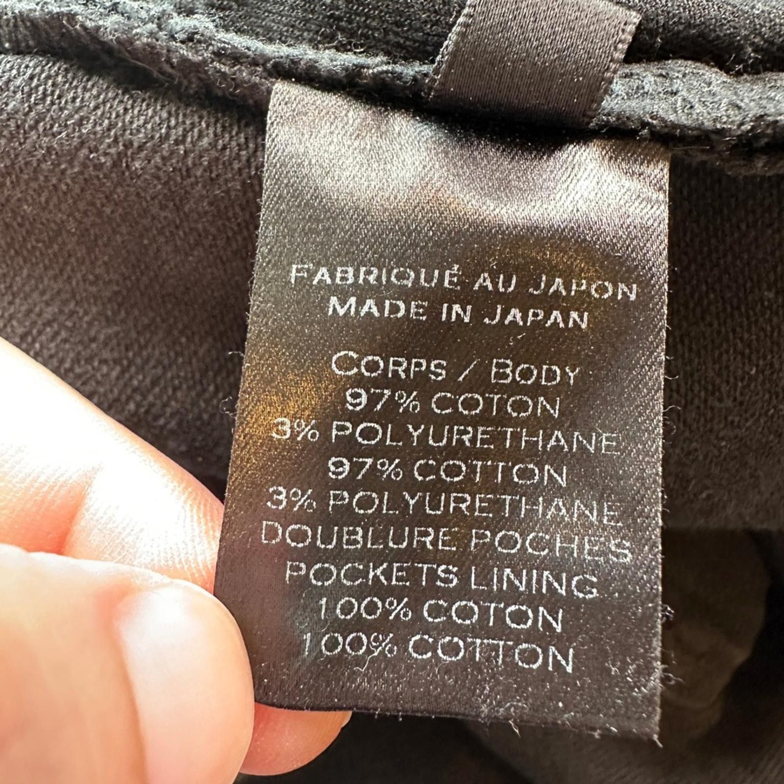 Other BALMAIN Paris Mens Black Moto Biker Jeans 33 Slim Fit Ribbed Size US 33 - 10 Thumbnail