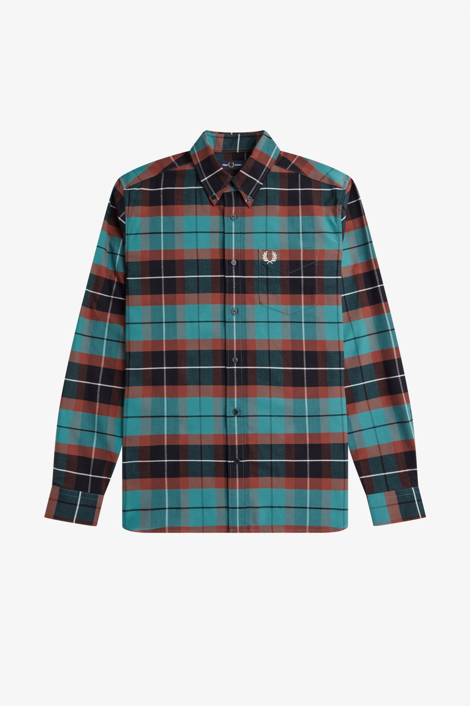 Fred Perry BNWT AW23 FRED PERRY BRUSHED TARTAN SHIRT S Size US S / EU 44-46 / 1 - 1 Thumbnail