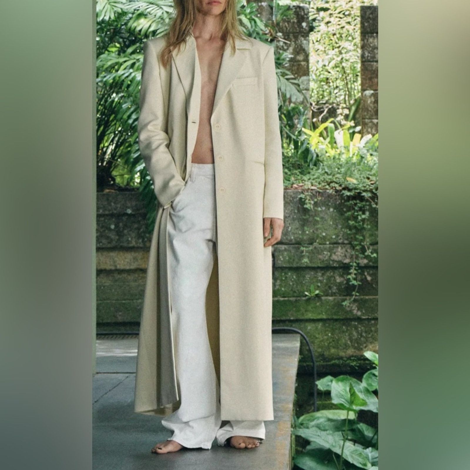Zara NWT- Zara- ZW Collection Limited Edition Long Frock Coat-M Size M / US 6-8 / IT 42-44 - 1 Thumbnail