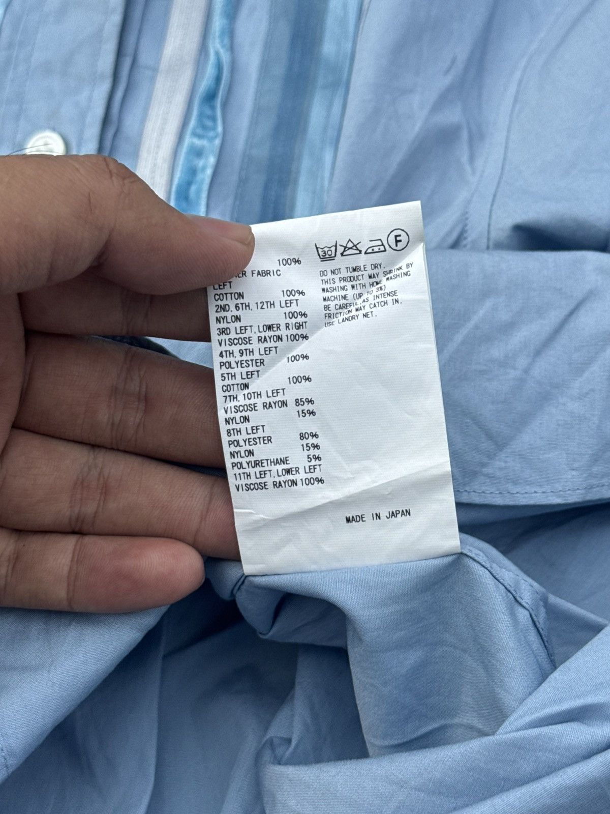 Kolor × Sacai Kolor Japan Button Shirt Cdg Junya Styled Size US M / EU 48-50 / 2 - 6 Thumbnail