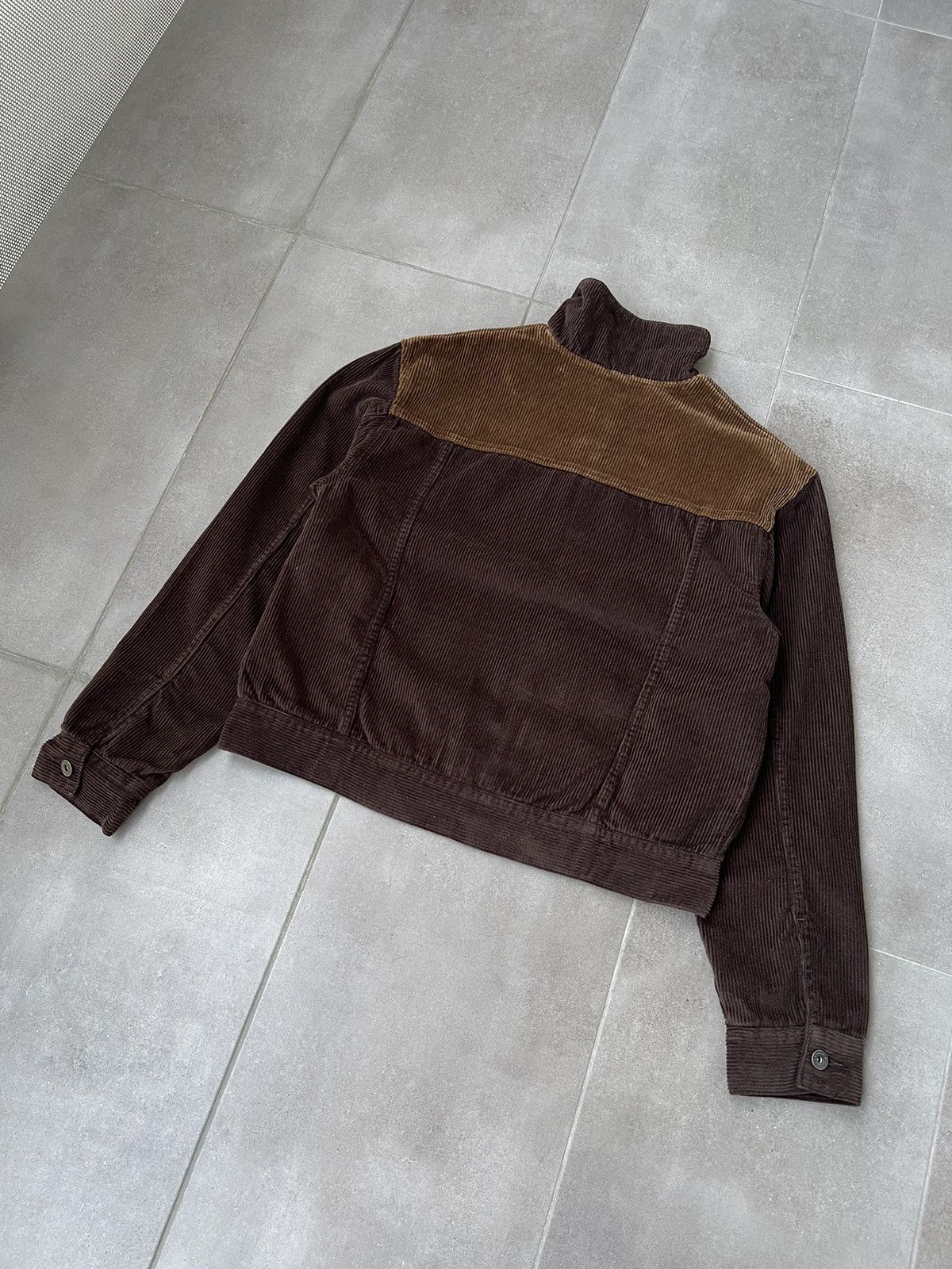 Ahluwalia !DS! AW23 Ahluwalia Iniquity Two Tone Corduroy Brown Jacket Size US L / EU 52-54 / 3 - 16 Thumbnail