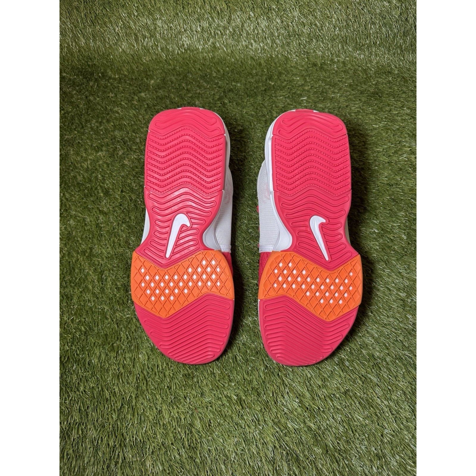 Nike Nike LeBron Witness 8 Basketball Shoes White/Pink/Orange Size US 10 / EU 43 - 5 Thumbnail