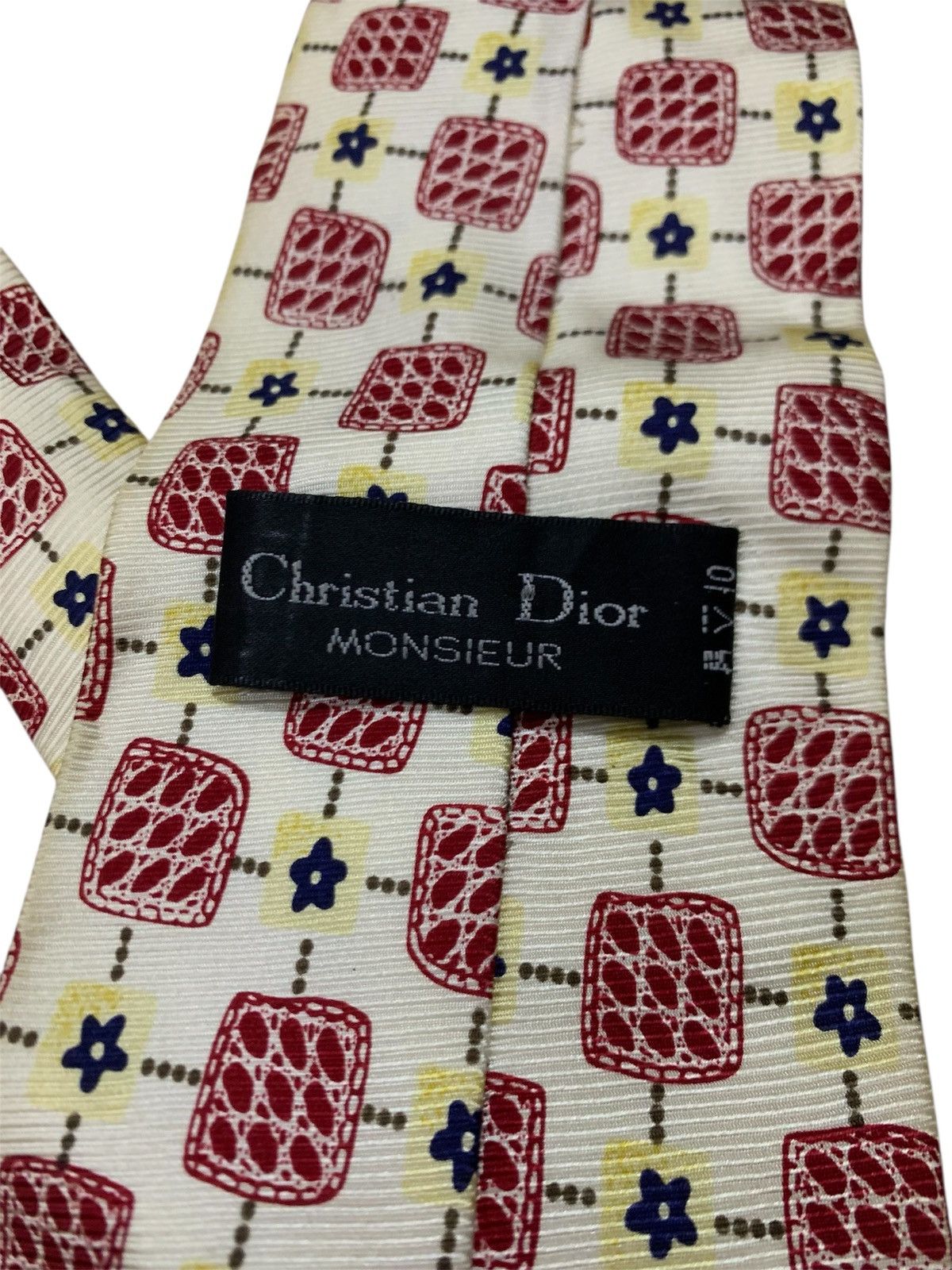 Designer Christian Dior Monsieur neck tie Size ONE SIZE - 3 Thumbnail