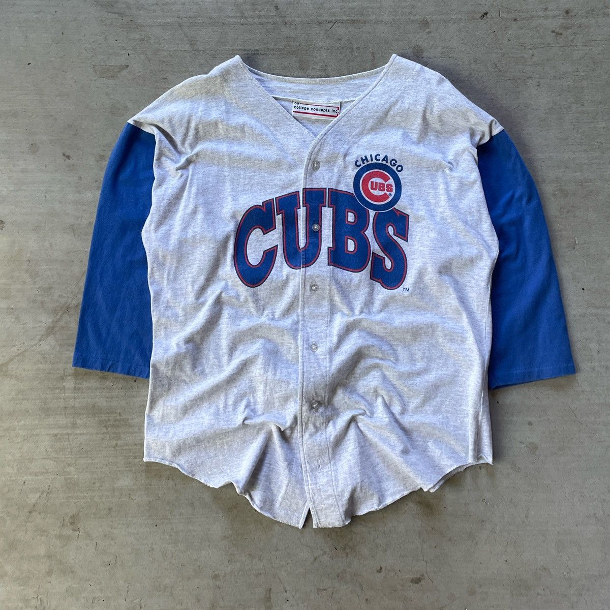 Designer × Vintage 90s Cubs 3/4 Jersey Size US XL / EU 56 / 4 - 1 Thumbnail