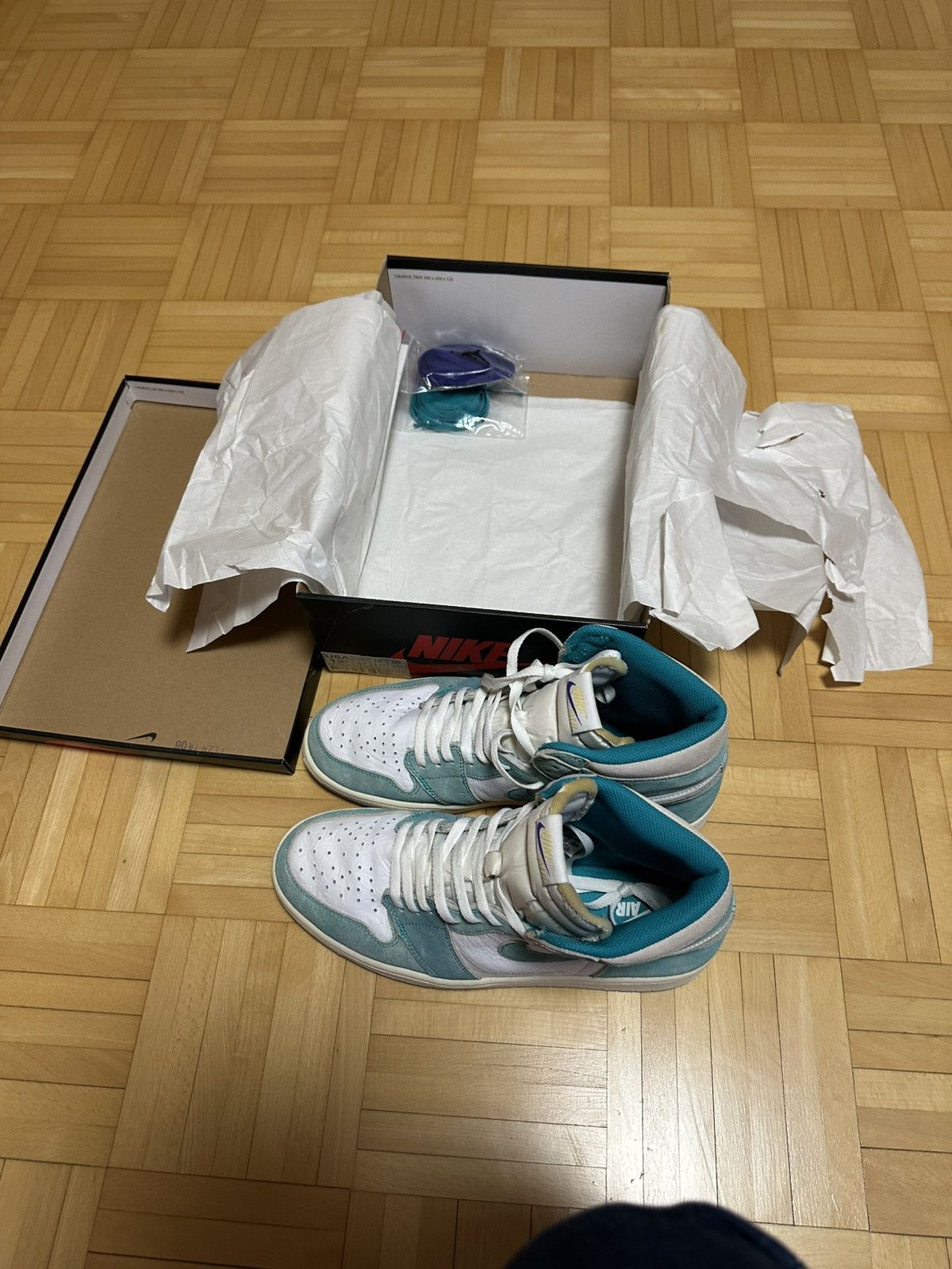 Nike Air jordan 1 Turbo Green Size US 12.5 / EU 45-46 - 3 Thumbnail