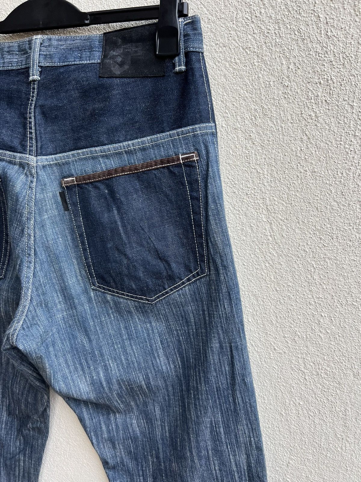 Vintage Vintage Scanner Fundamental Products Japan Blue Denim Jeans Size US 32 / EU 48 - 17 Thumbnail