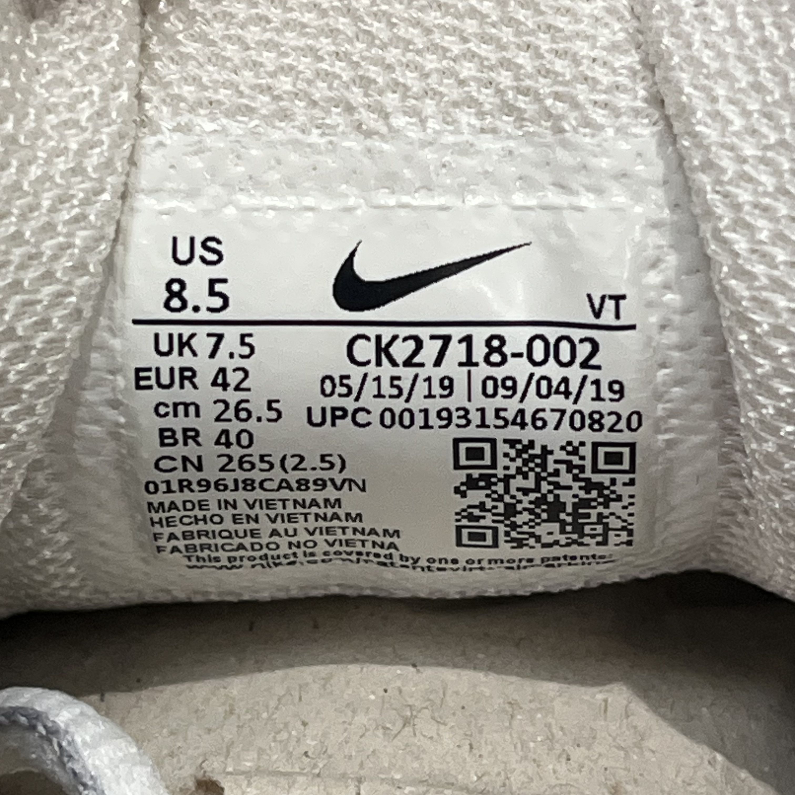 Nike Nike Air VaporMax 360 OG Grey Red Size US 8.5 / EU 41-42 - 7 Thumbnail