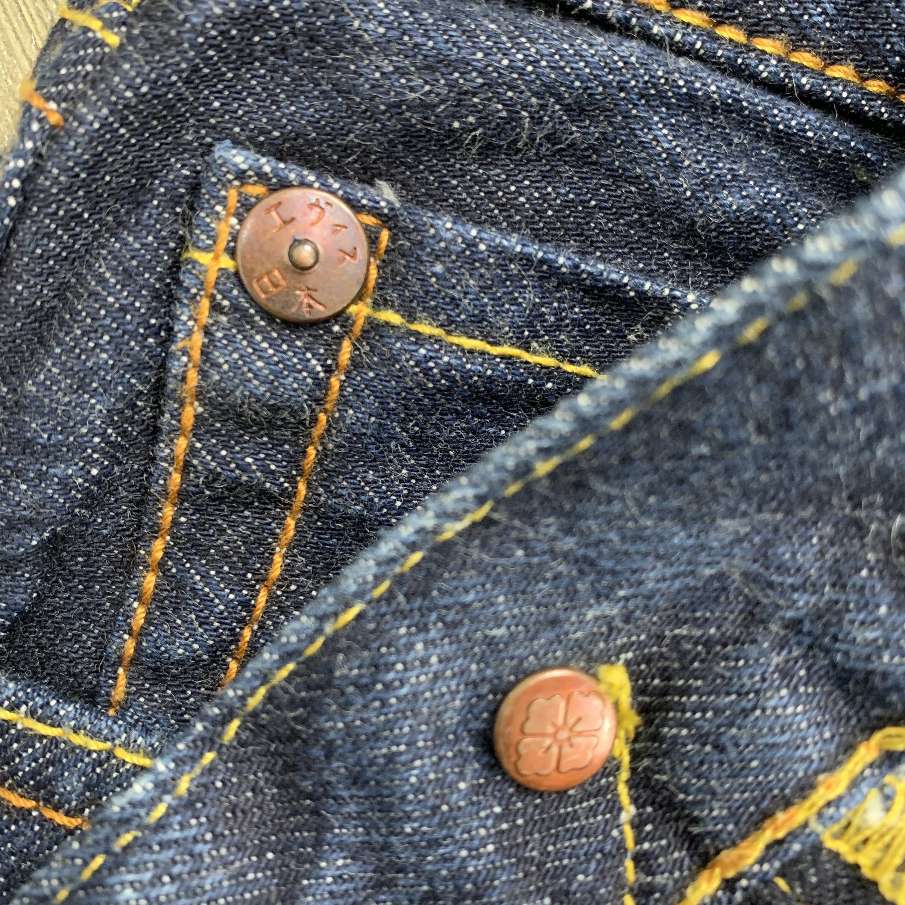 Evisu Evisu Daicock Multipockets Selvedge Denim Pants Size US 30 / EU 46 - 9 Thumbnail