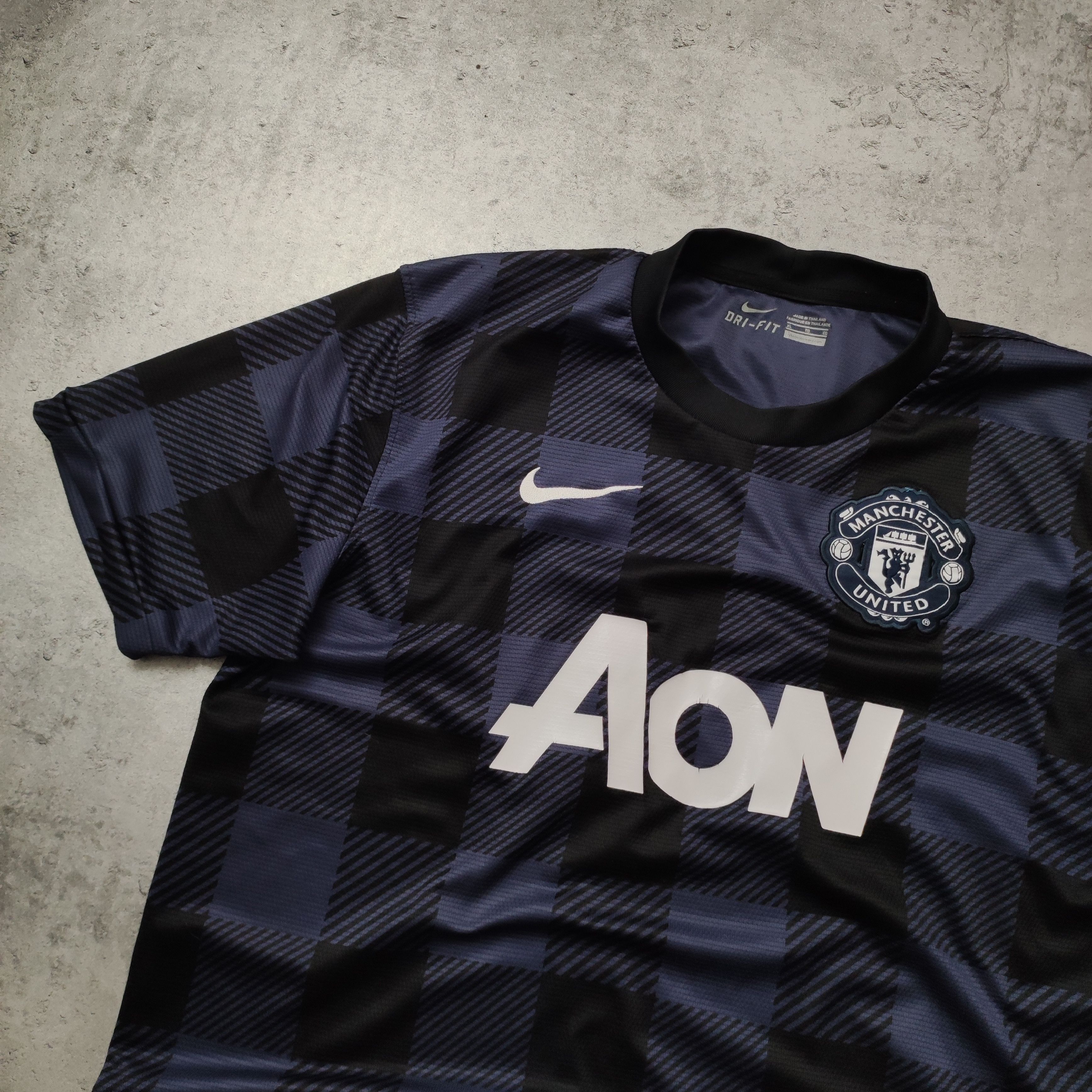 Nike × Vintage Vintage 13/14 Manchester United x Nike Football Away Jersey Size US XL / EU 56 / 4 - 3 Thumbnail