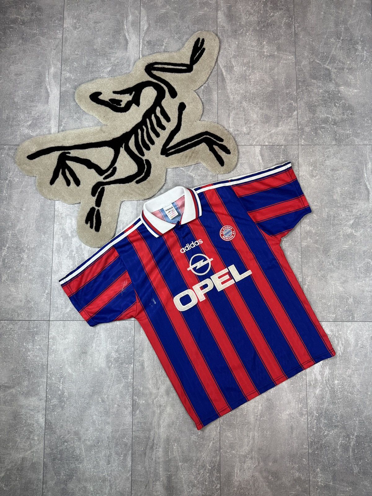 Adidas Mens Vintage Adidas Opel FC Bayern Munich Matthäus T-shirt Size US M / EU 48-50 / 2 - 1 Thumbnail
