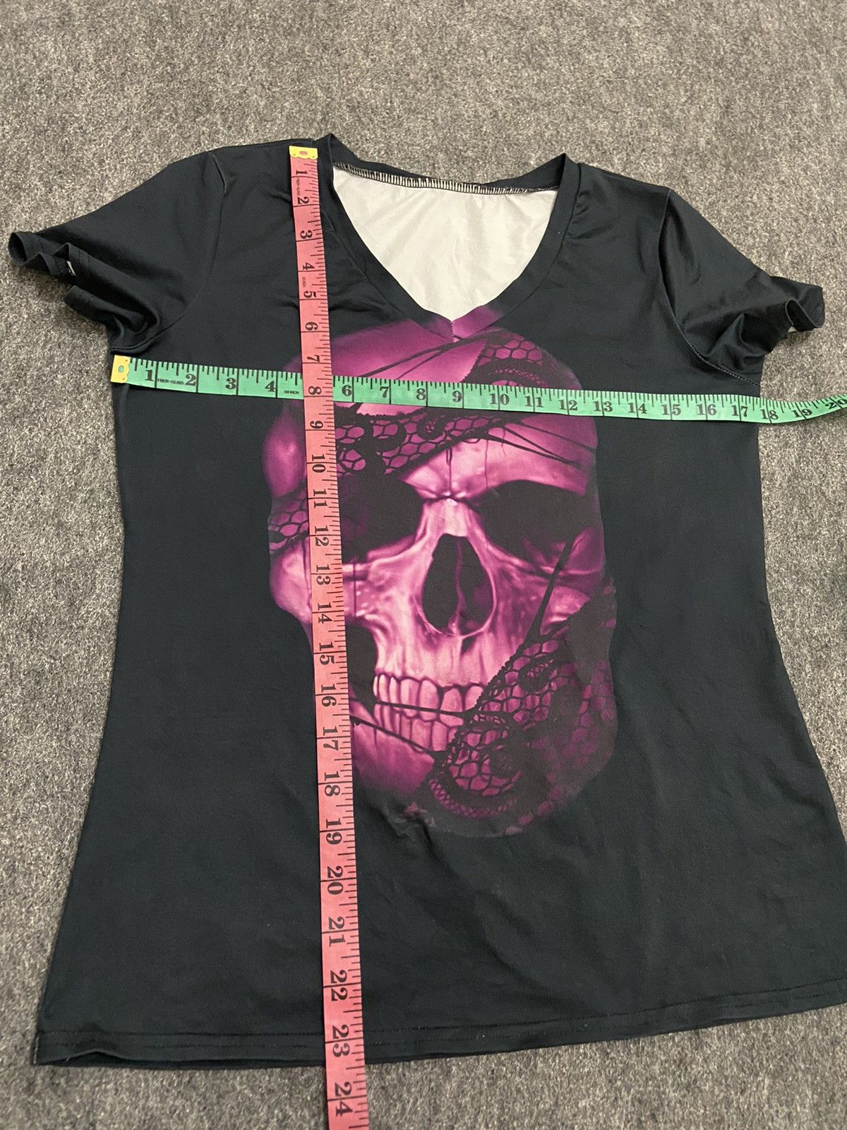 Vintage Y2K punk skull big print tee Size S / US 4 / IT 40 - 7 Thumbnail
