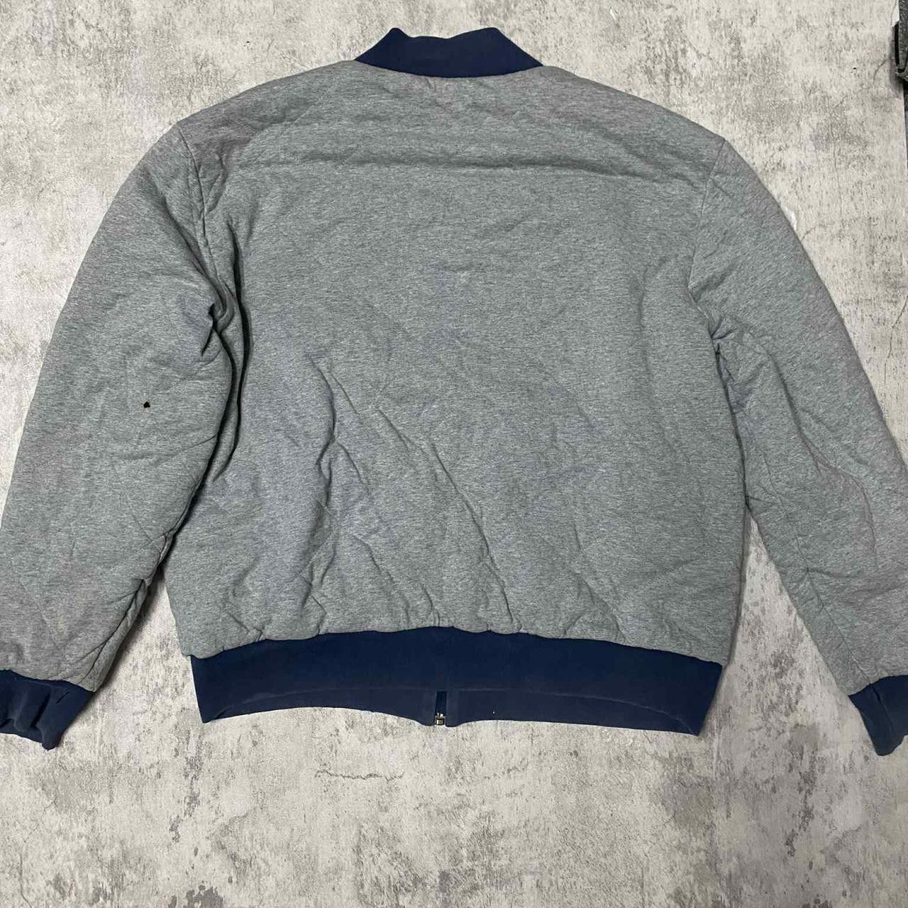 Nike Rare Nike grey & blue bomber jacket Size US L / EU 52-54 / 3 - 4 Thumbnail