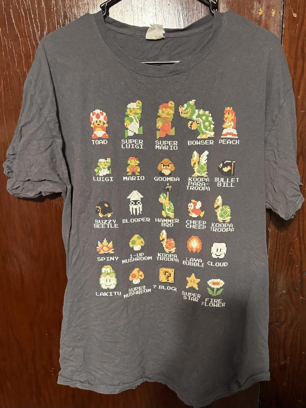 Marithe + Francois Girbaud Super Mario Brothers Characters T Shirt Men's Size Large (?) Size US L / EU 52-54 / 3 - 1 Thumbnail