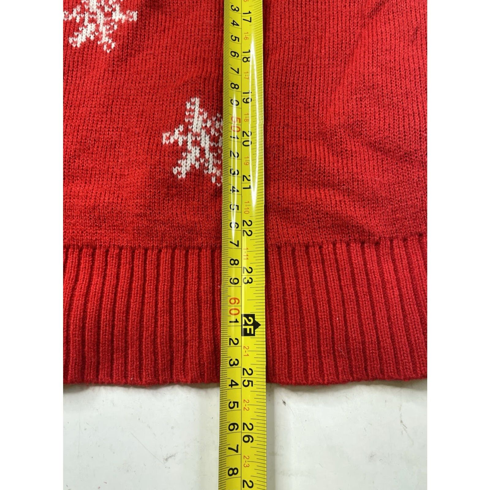 Vintage LOL Vintage Ugly Christmas Sweater Womens XL Red Penguin Heart Knit Fair Isle Pullover Knitted Christmas Holiday Size XL / US 12-14 / IT 48-50 - 4 Thumbnail