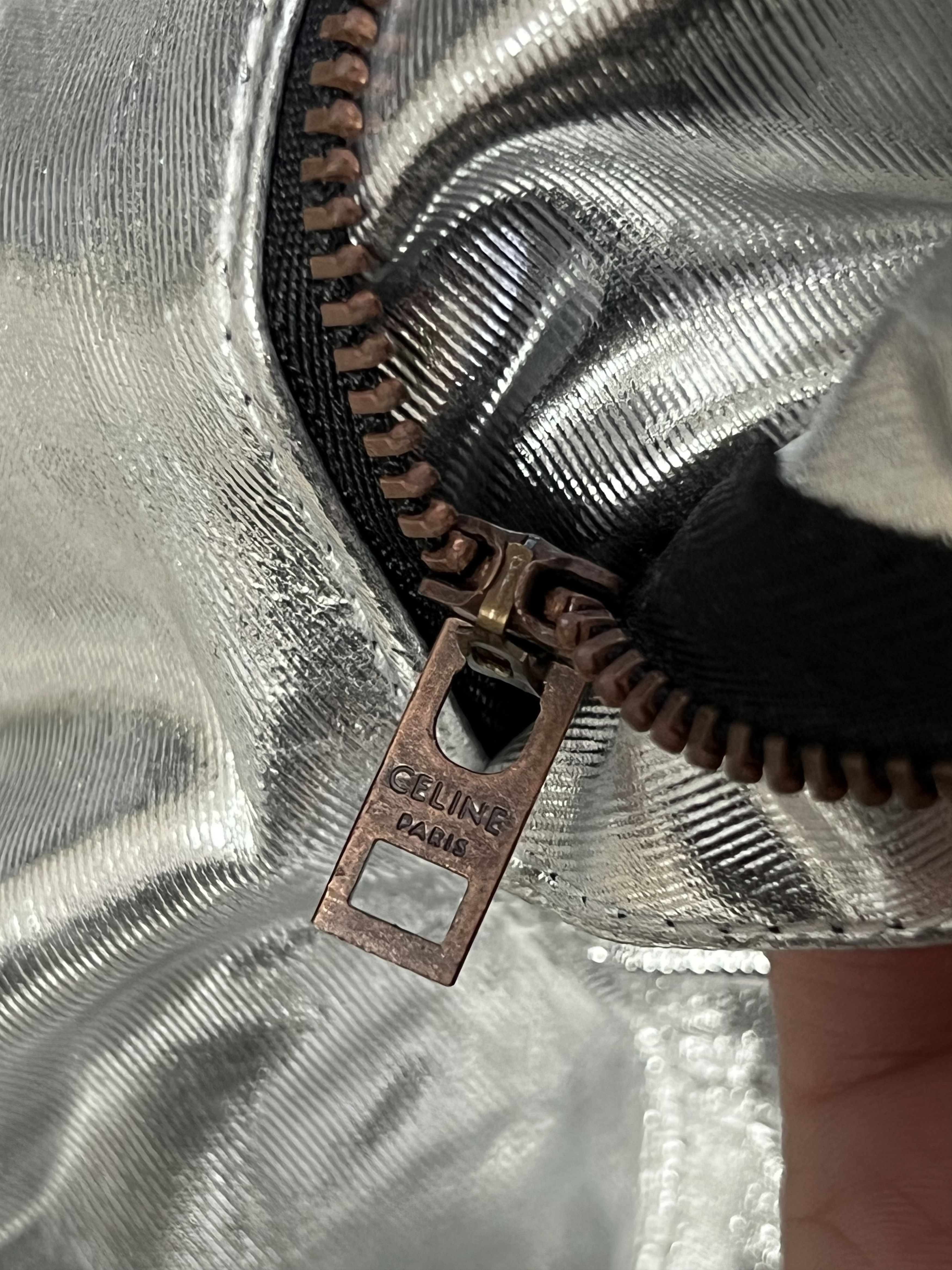 Celine Celine metallic pants Size 28" / US 6 / IT 42 - 7 Thumbnail