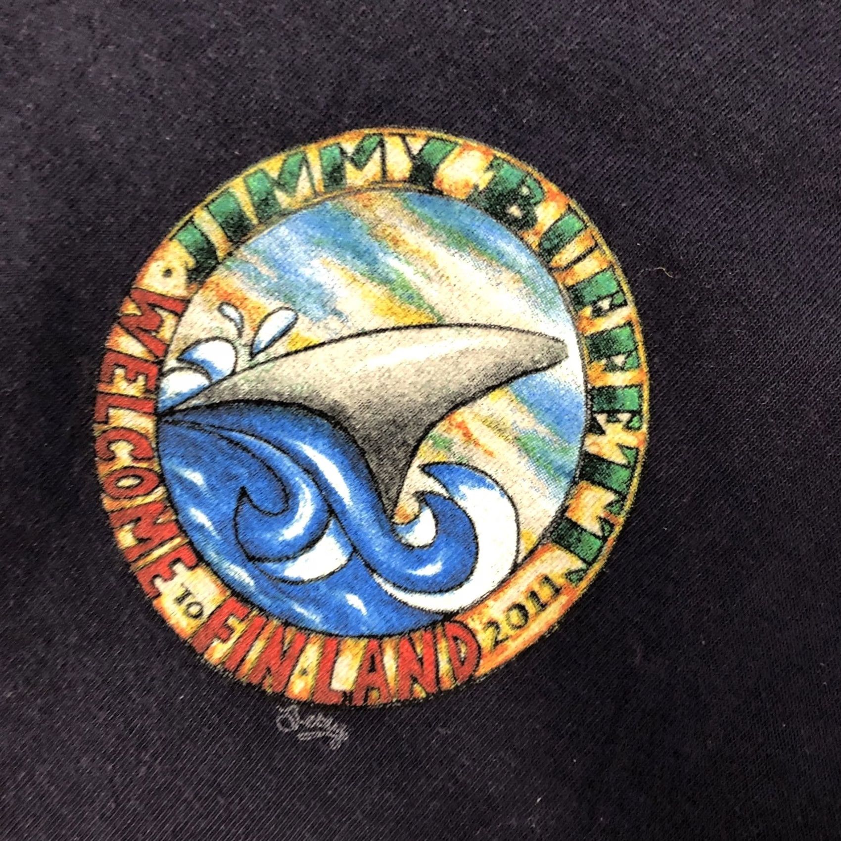 Anvil VINTAGE? (No) Jimmy Buffett Welcome To Finland 2011 Tour Shirt 2XL Navy Blue Parrot Head Shirt Mens 2XL Navy Blue Parrot Head Size US XXL / EU 58 / 5 - 5 Thumbnail