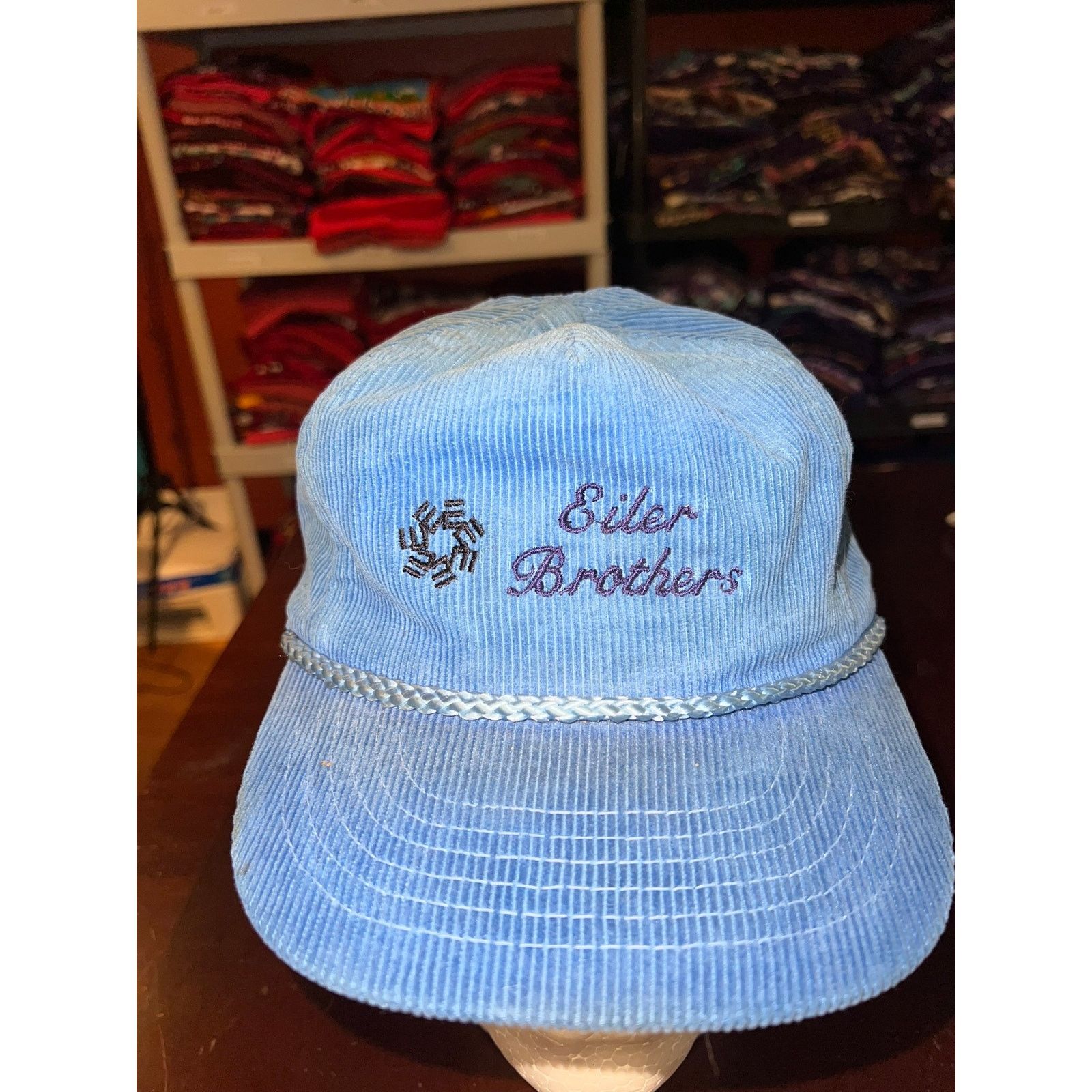 Vintage Vintage Eiler Brothers Hat Corduroy Roper Cap Snapback 90s Size ONE SIZE - 2 Thumbnail