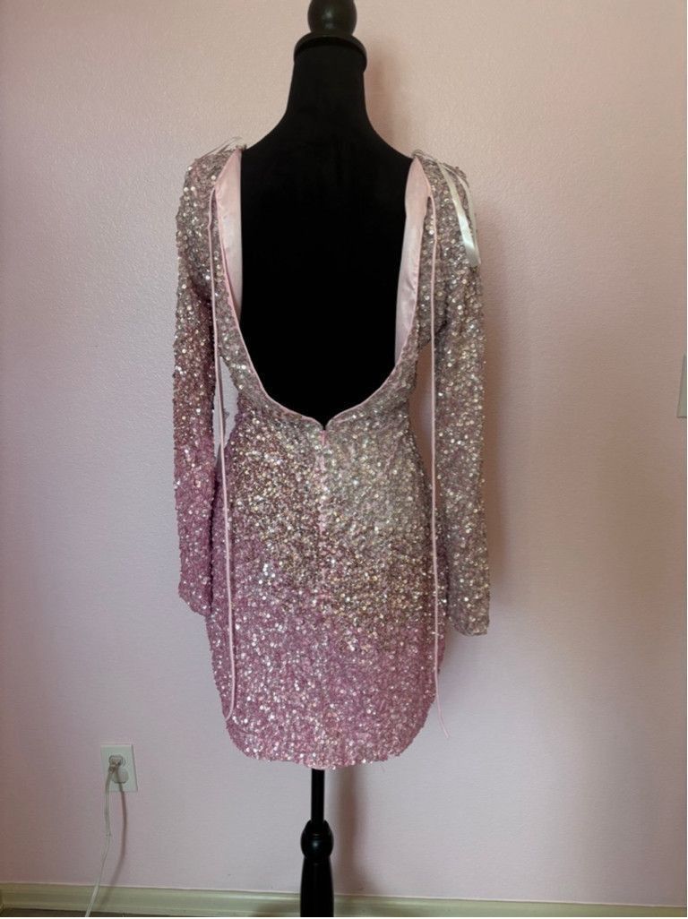 Other Women's Primavera Couture Pink Cocktail Dress Size 10 Size L / US 10 / IT 46 - 8 Thumbnail
