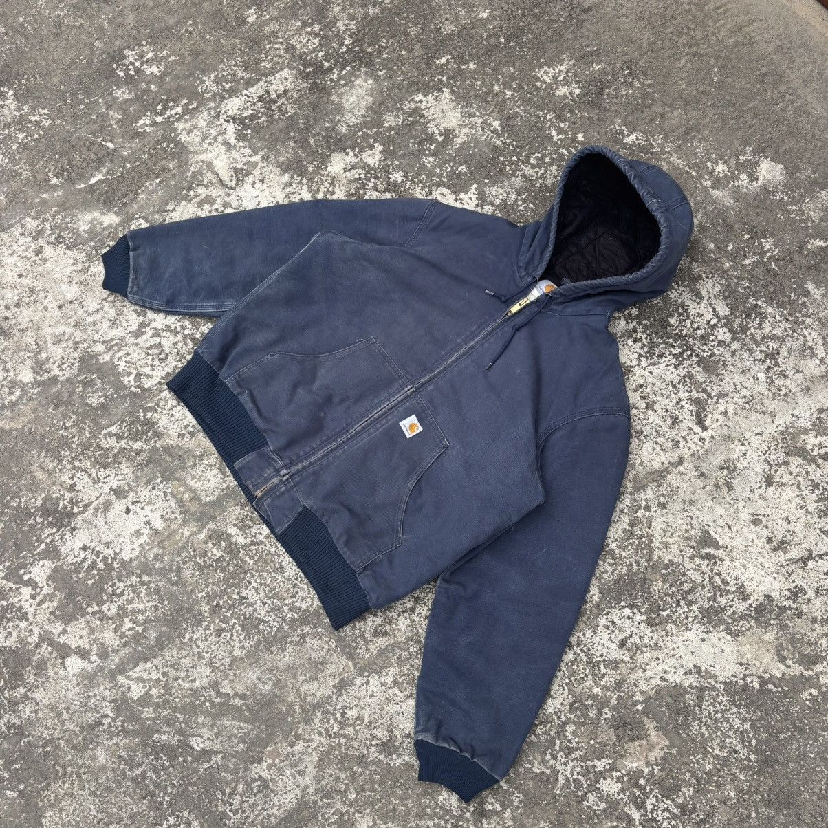 Carhartt Vintage Carhartt Active Jacket J140 NVY Size US L / EU 52-54 / 3 - 5 Thumbnail