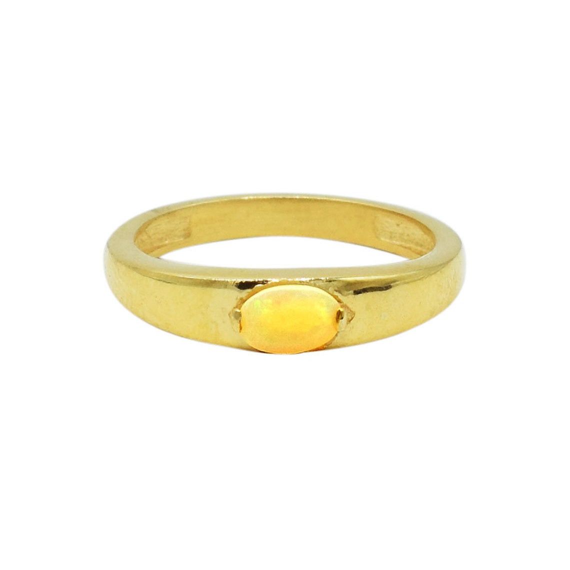 Handmade Ethiopian Opal Ring Handmade 925 Sterling Silver Bridal Ring Size ONE SIZE - 2 Thumbnail