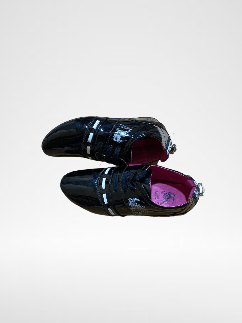 Burberry LUXURY Black Sneakears Print BURBERRY VINTAGE Size US 8 / IT 38 - 1 Thumbnail
