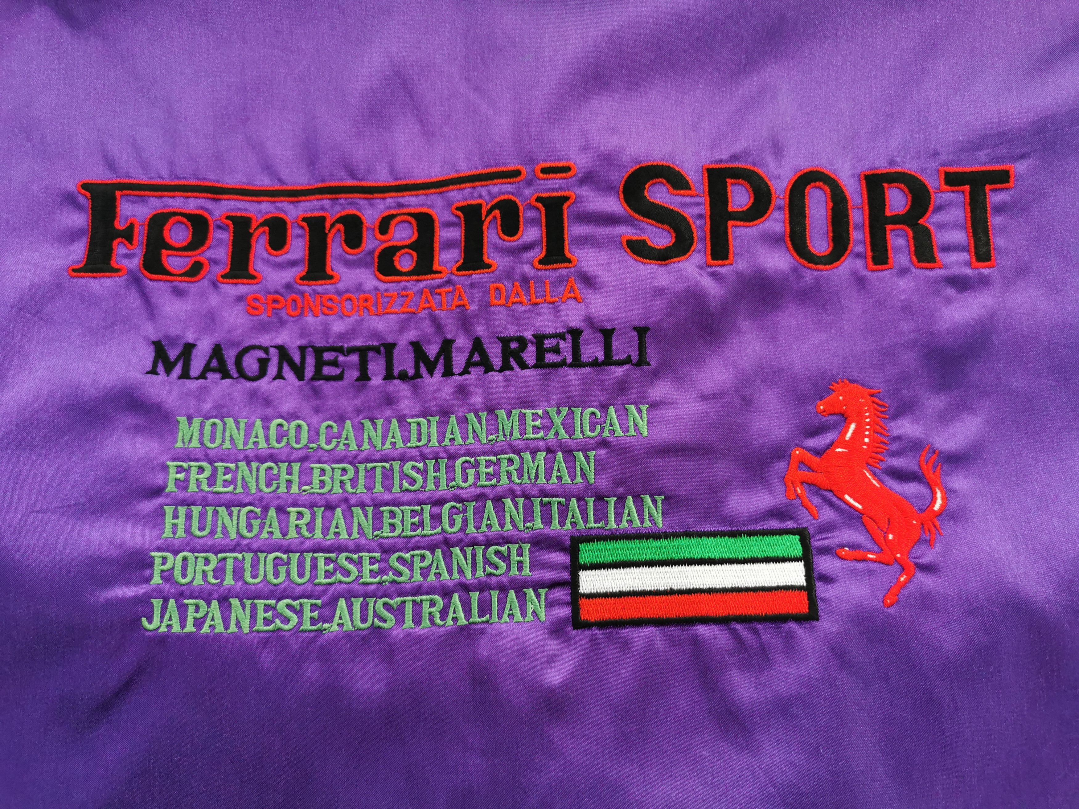 Vintage Vintage 90's Magnet Marelli X Ferrari Racing Jacket Size US L / EU 52-54 / 3 - 9 Thumbnail