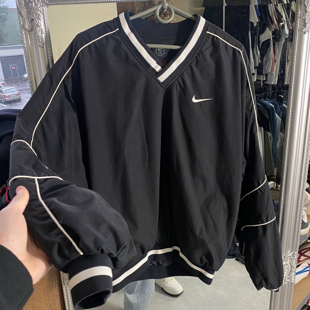 Nike VINTAGE NIKE SWEATSHIRT SMALL LOGO NYLON Size US S / EU 44-46 / 1 - 3 Thumbnail