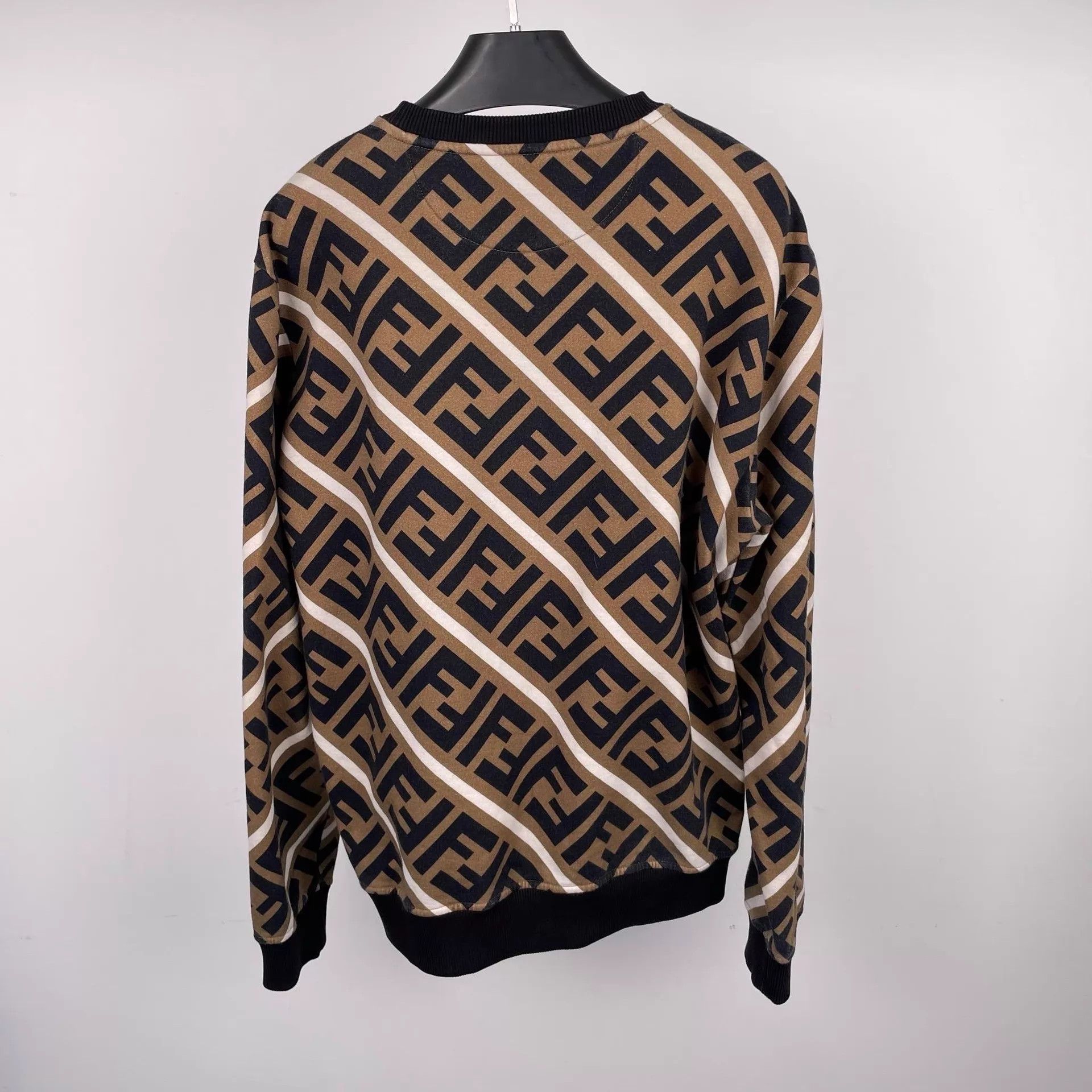 Fendi Fendi Allover Print Hoodie Brown L Size US L / EU 52-54 / 3 - 2 Thumbnail