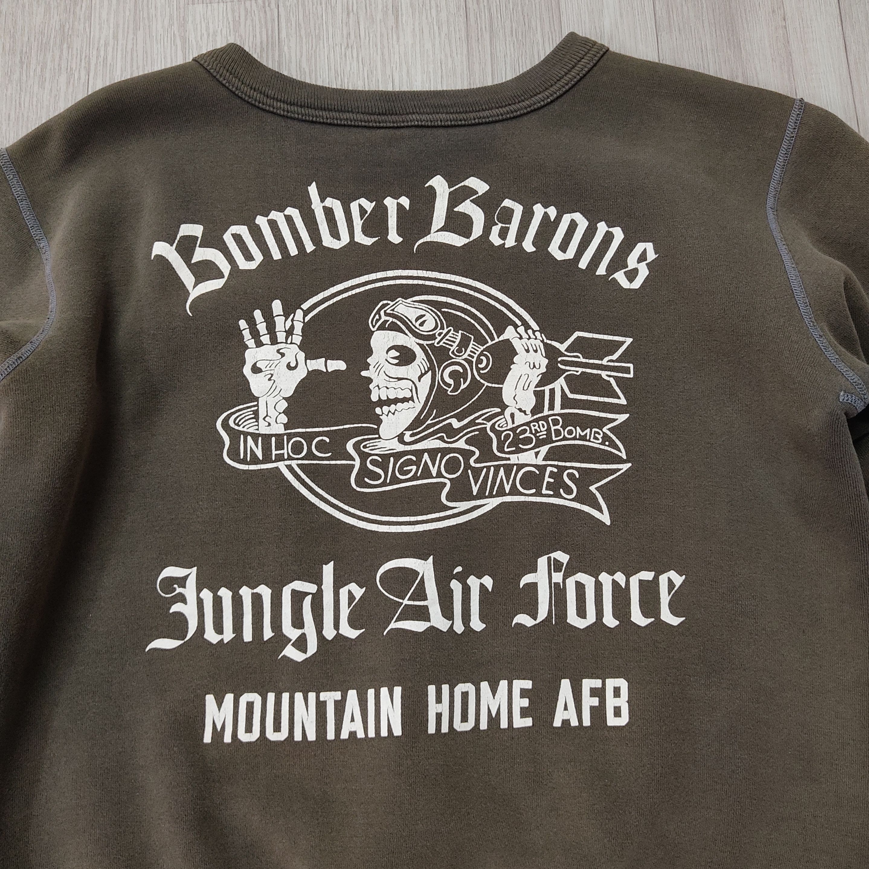 Buzz Rickson's Vintage 80s Buzz Rickson Jungle Air Force Sweatshirt Size US S / EU 44-46 / 1 - 12 Thumbnail