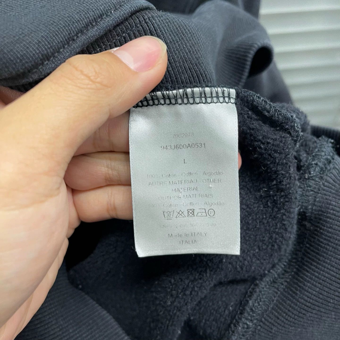 Dior Dior CD embroidered logo black hoodie L faded Size US L / EU 52-54 / 3 - 5 Thumbnail