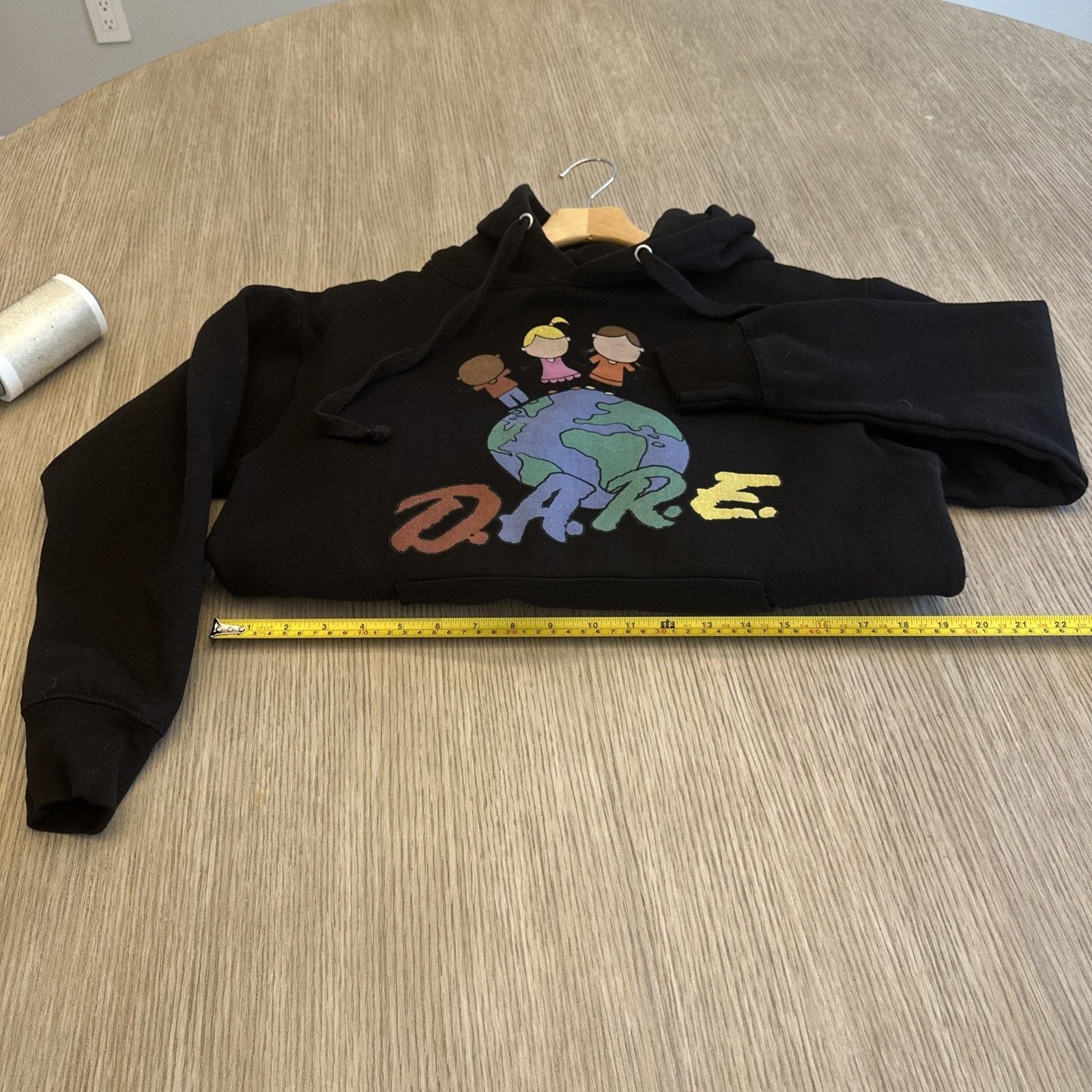 D.A.T.E. DARE Hoodie Sweatshirt Size S Graphic Drugs- Skater, Alt Size US S / EU 44-46 / 1 - 4 Thumbnail