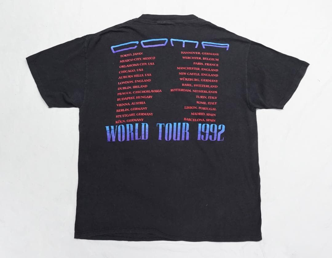 Vintage 90's USA製 GUNS N' ROSES World Tour T-シャツ Size US L / EU 52-54 / 3 - 6 Thumbnail