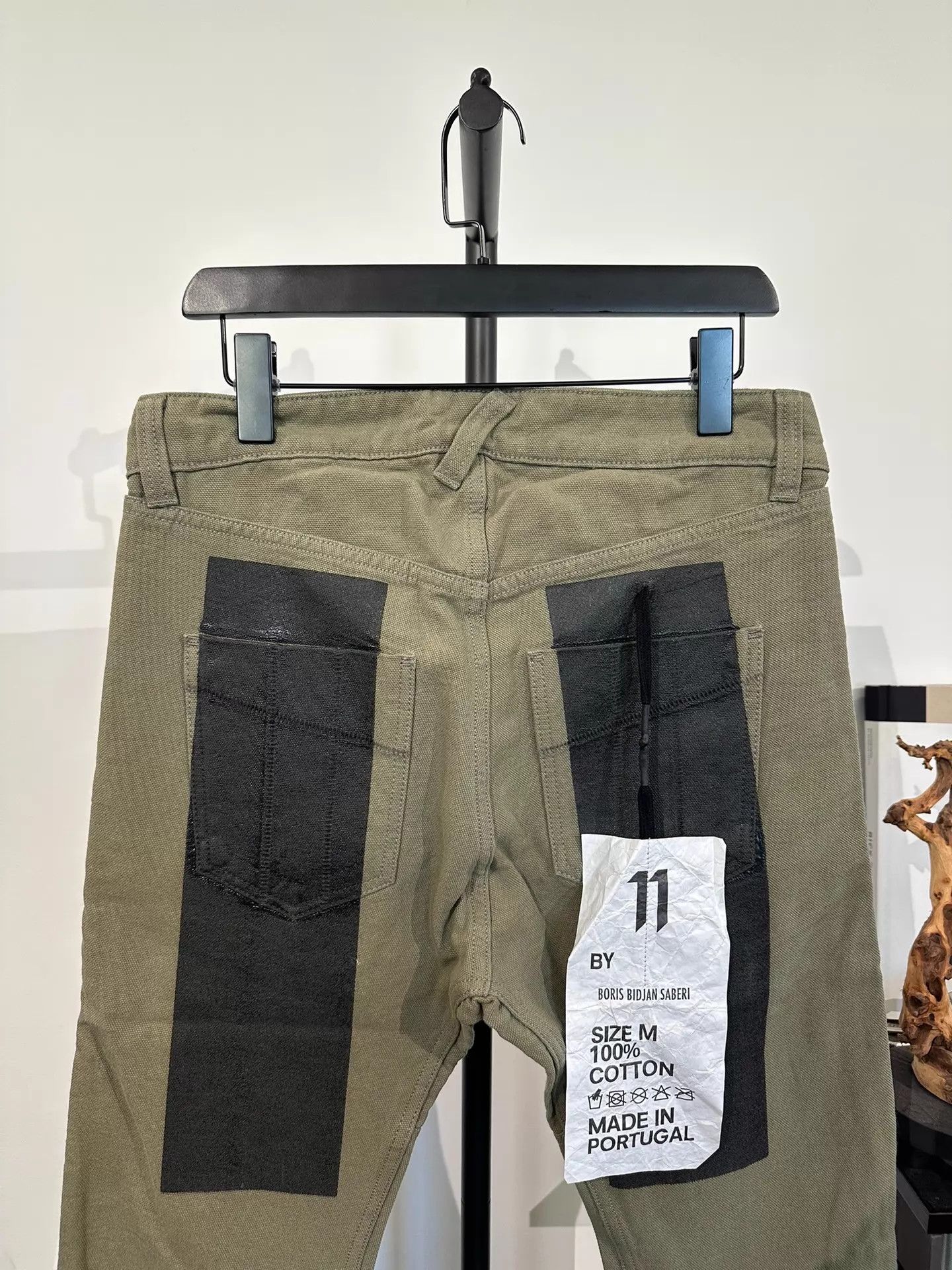Boris Bidjan Saberi Boris Bidjan Saberi 11by bbs P1 Canvas Glued Pants Size US 32 / EU 48 - 7 Thumbnail