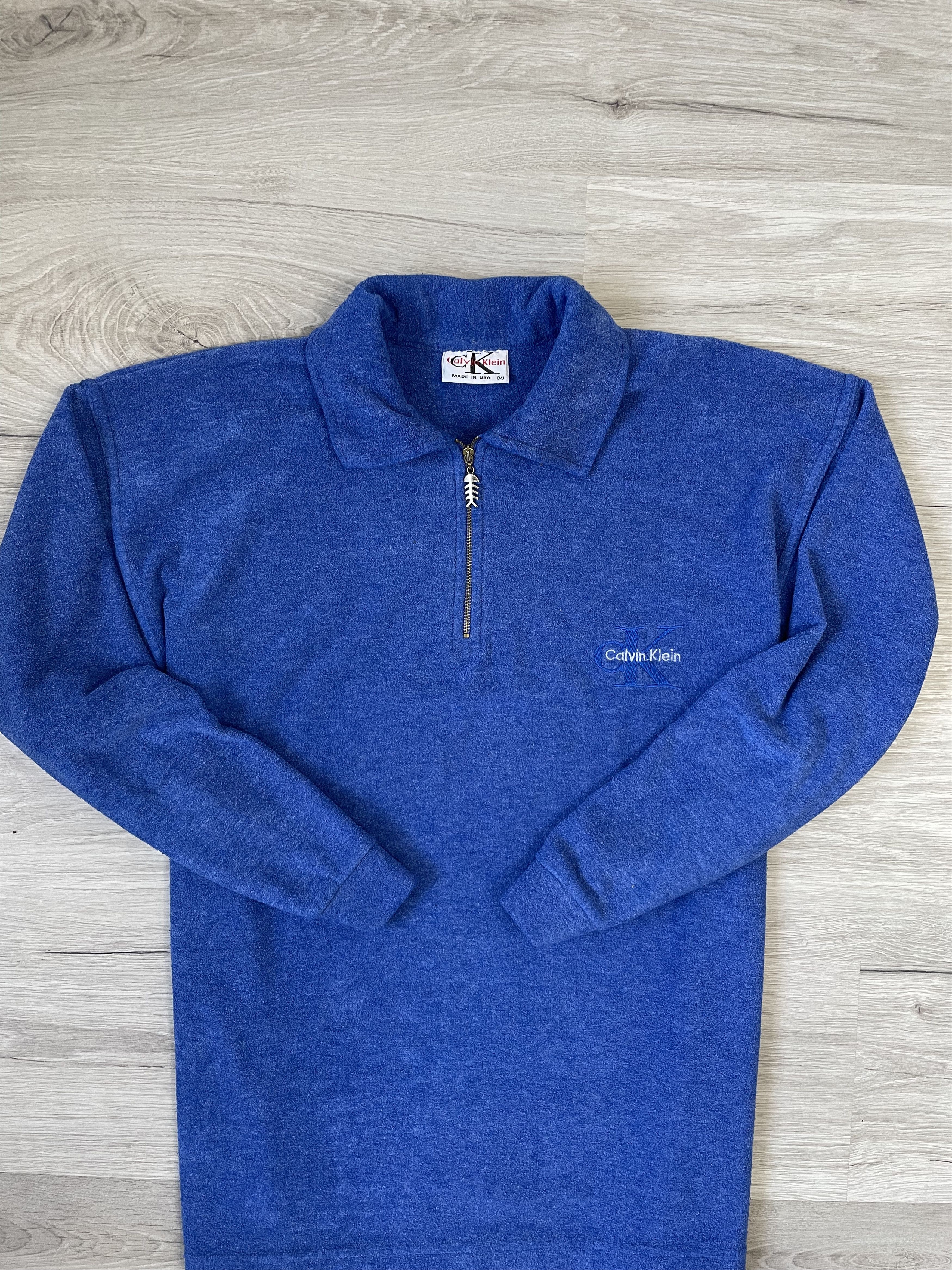 Calvin Klein × Vintage MENS VINTAGE FLECCE CASUAL RARE CALVIN CLEIN Size US M / EU 48-50 / 2 - 4 Thumbnail
