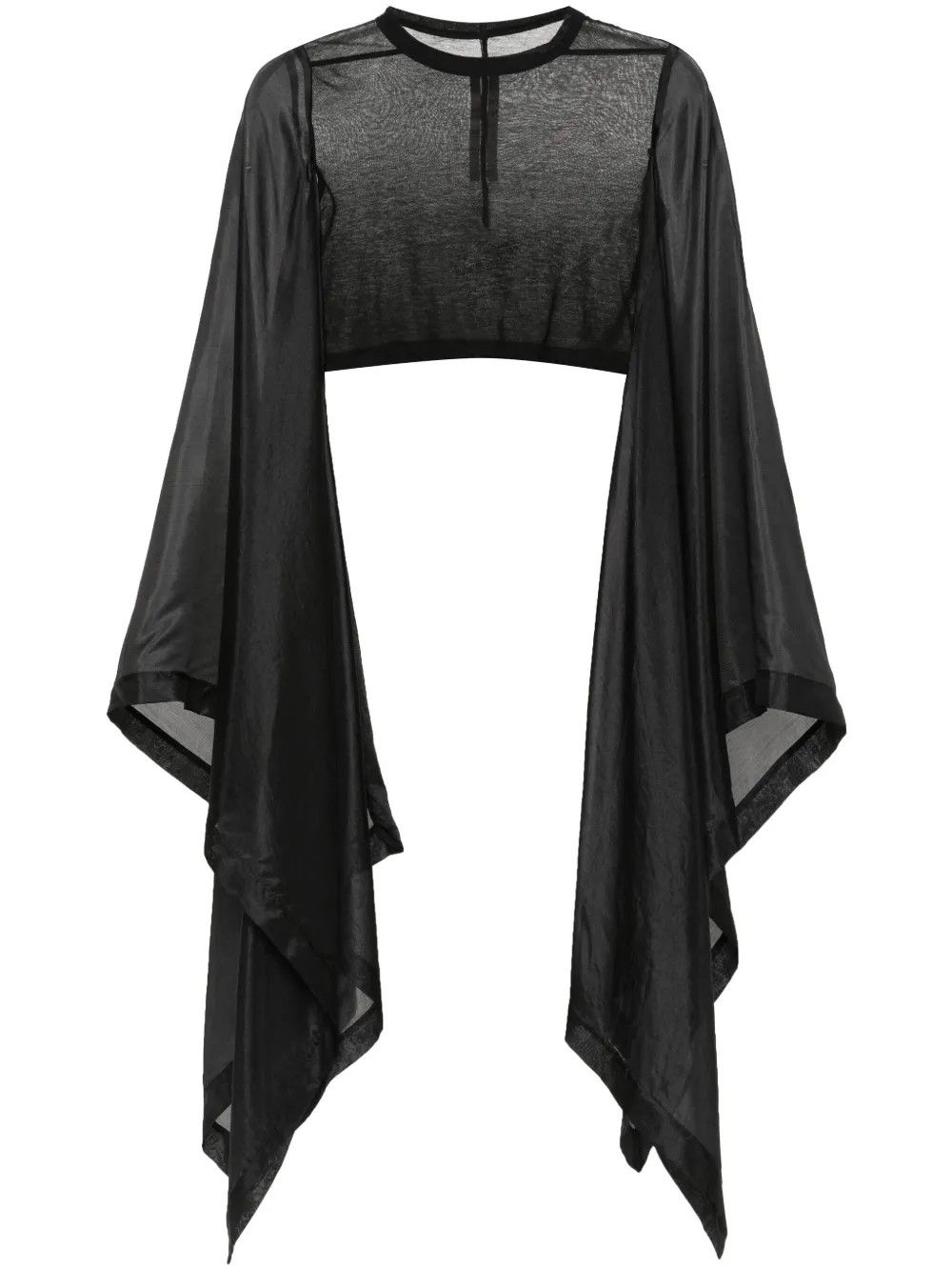 Rick Owens o1y0126 Crop Top in Black Size M / US 6-8 / IT 42-44 - 1 Thumbnail