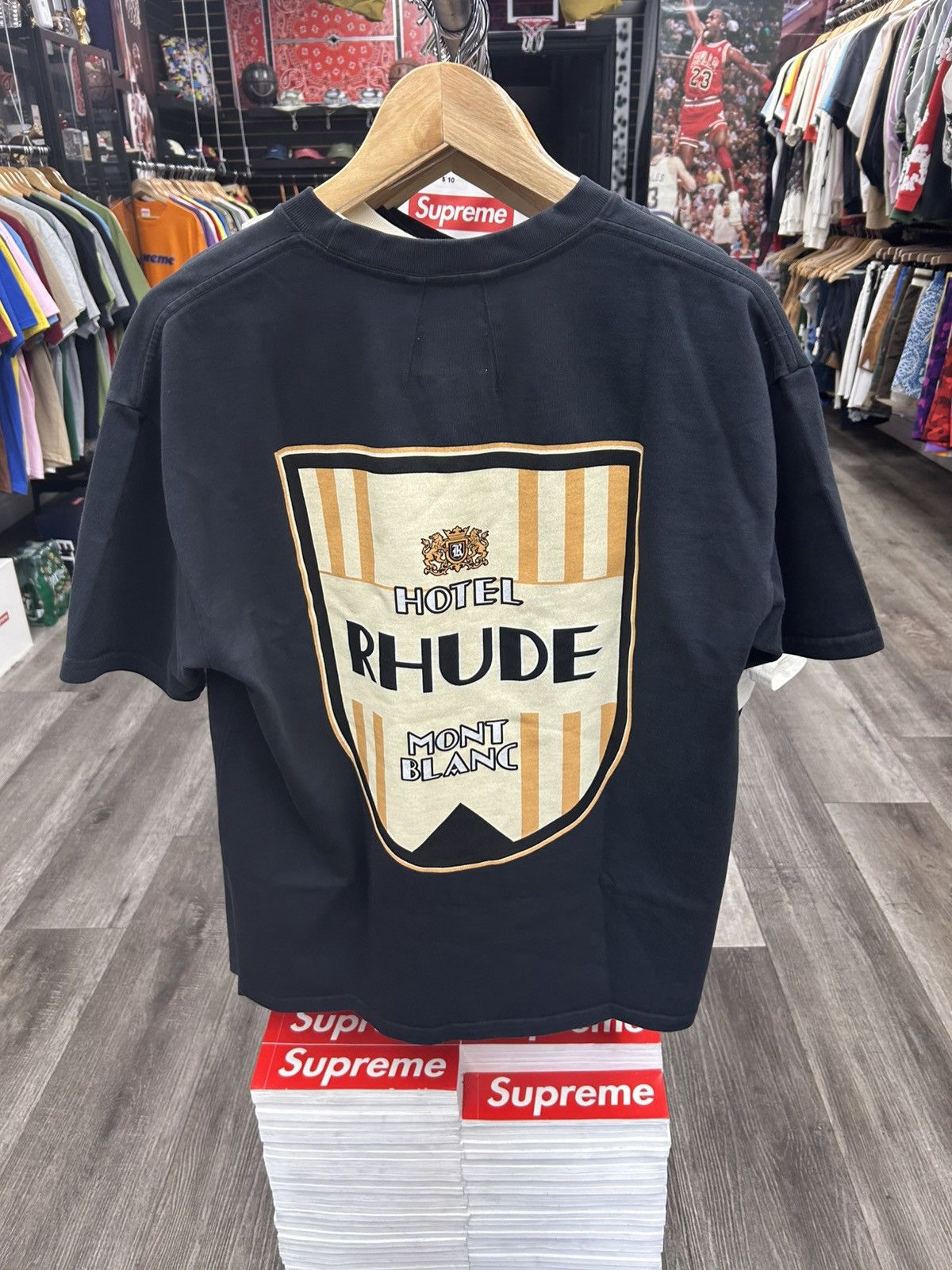Rhude Rhude Mont-Blanc Hotel Tee Size US S / EU 44-46 / 1 - 2 Thumbnail