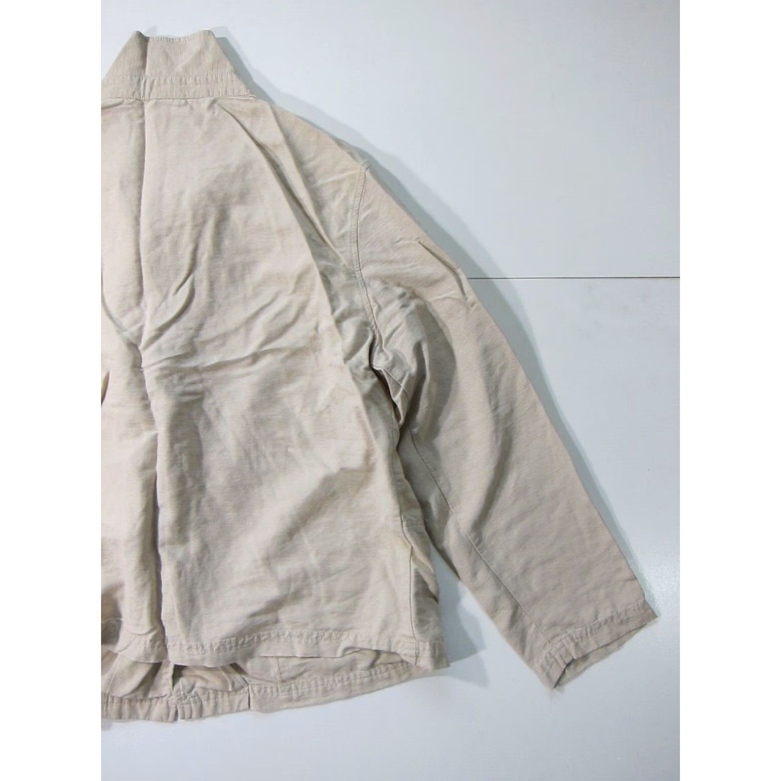 Vintage Linden Hill 100% Silk Beige Brown Button Down Pocket Tunic Blouse Shirt Women XL Size XL / US 12-14 / IT 48-50 - 7 Thumbnail