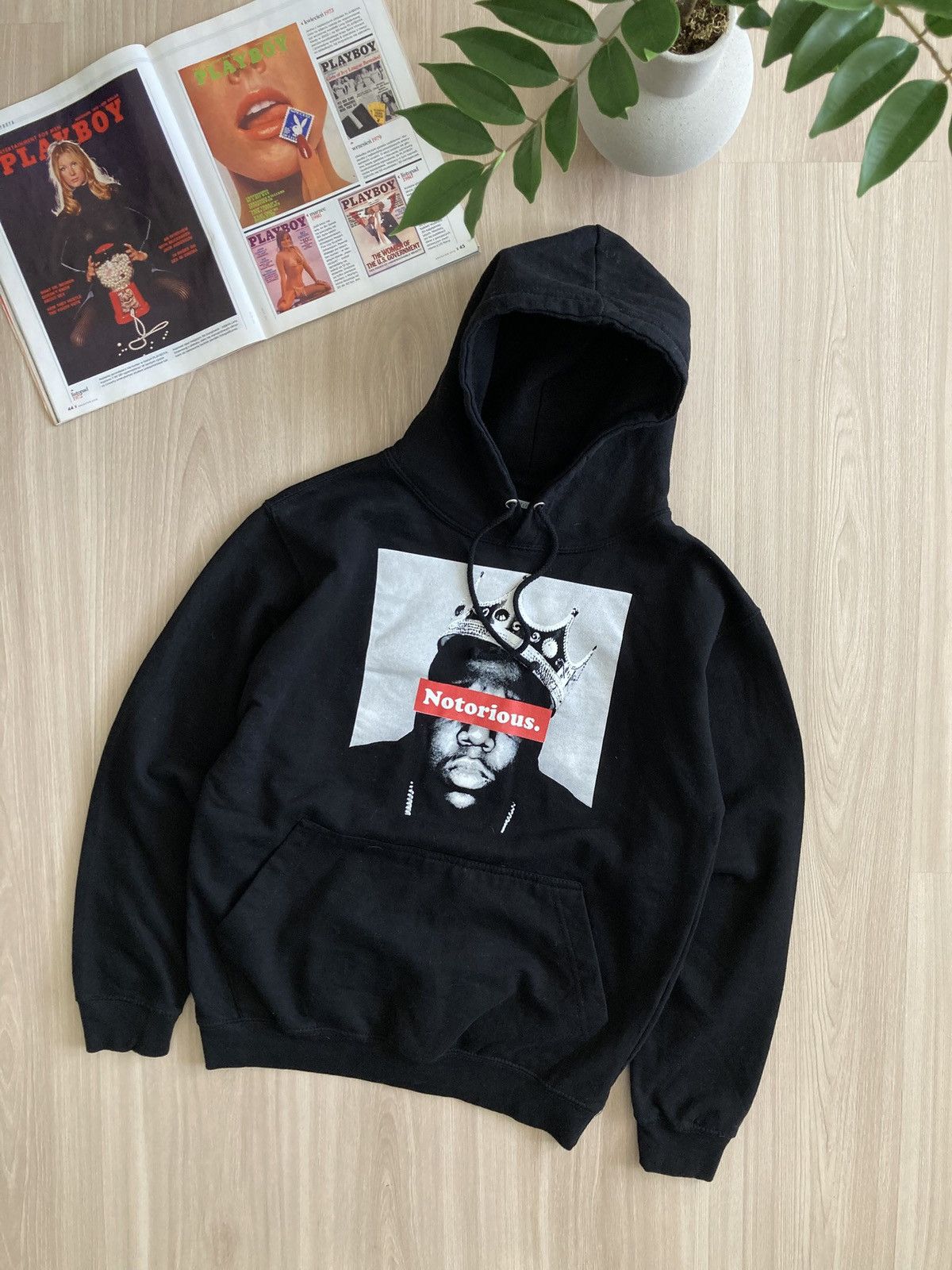 Rap Tees Vintage The Notorious Big Hoodie Boxy Fit 00s Size US S / EU 44-46 / 1 - 1 Thumbnail