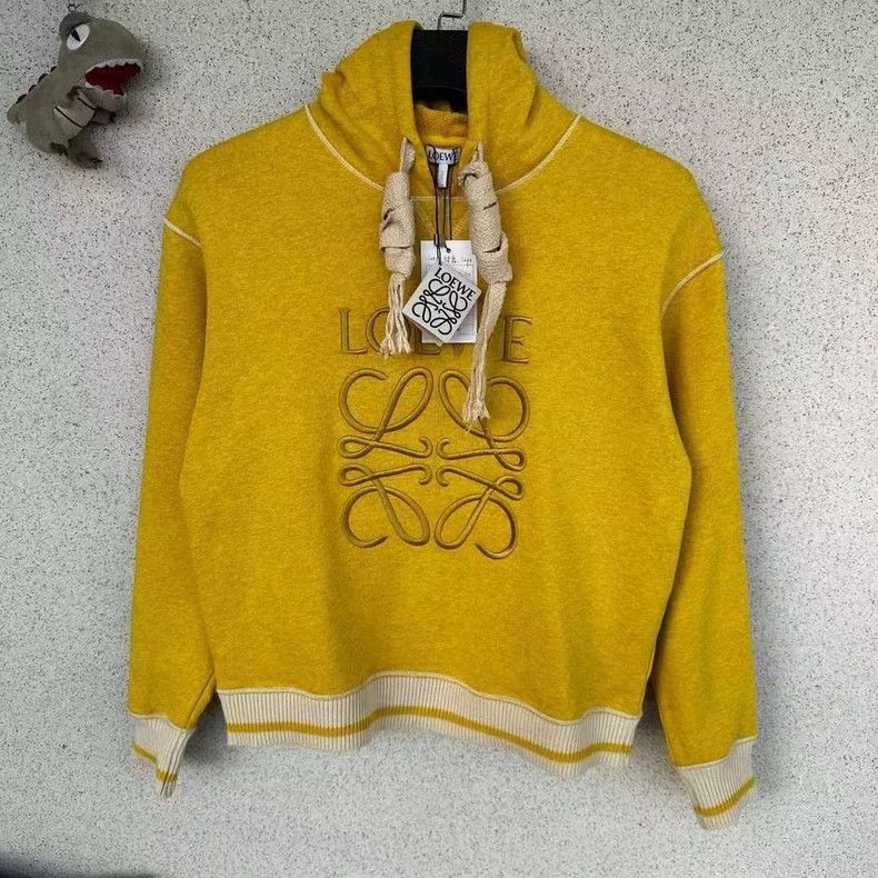 Loewe loewe Yellow logo hoodie 2506-Nextarrow Size US M / EU 48-50 / 2 - 1 Thumbnail