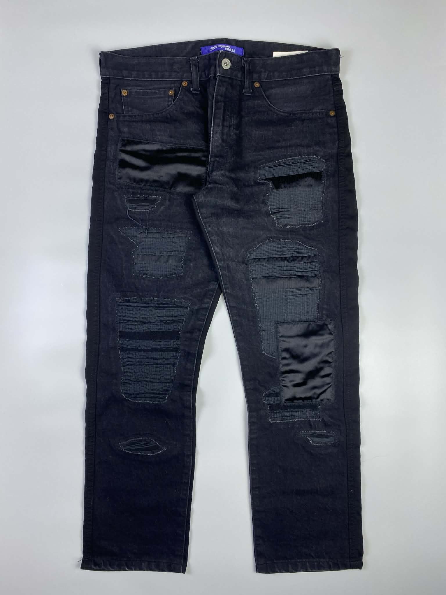 Junya Watanabe Junya Watanabe Man CDG - AD15 Distressed Cinch-Back Pants Size US 33 - 1 Thumbnail