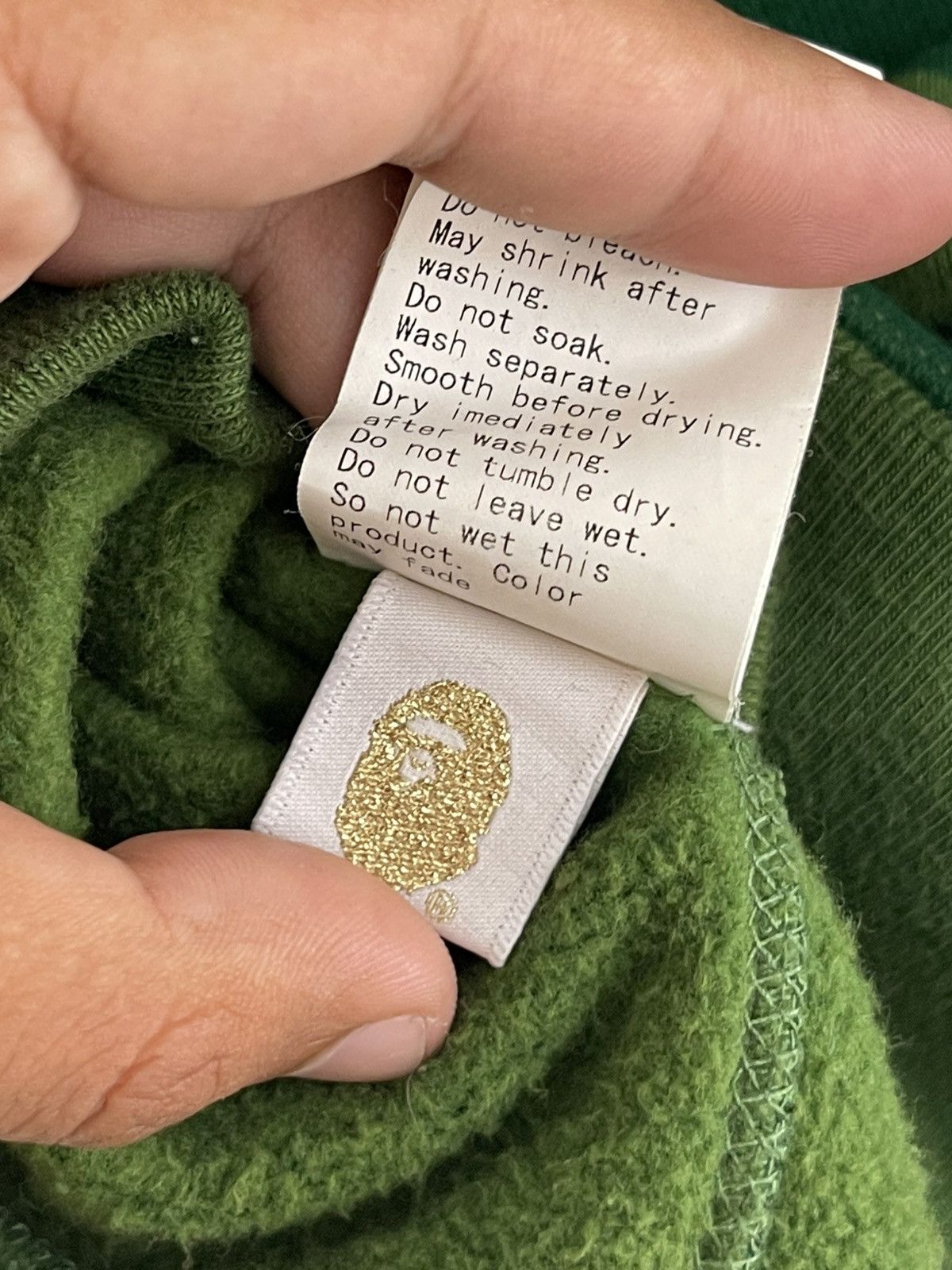 Bape Bape Green Shibuya Camo Full Zip Hoodie Size US M / EU 48-50 / 2 - 15 Thumbnail