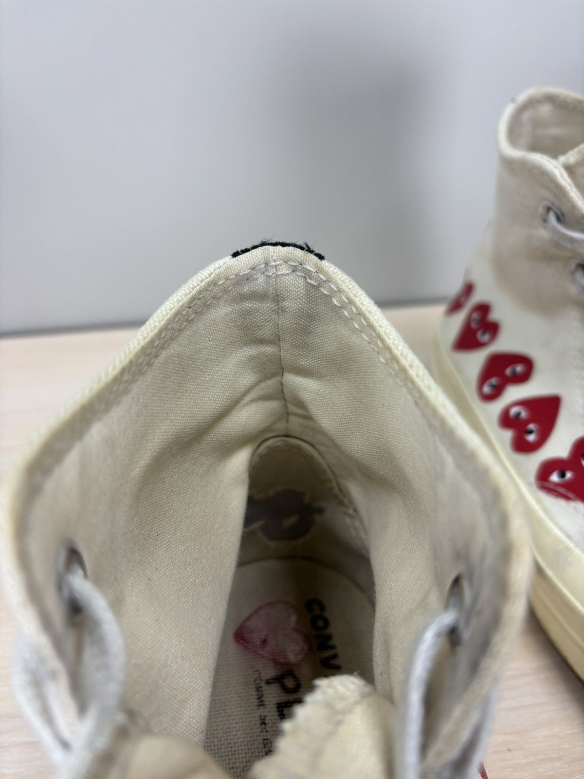 Comme des Garcons × Converse Womens sneakers Converse Play Comme des Garcons Size 37.5 Size US 7 / IT 37 - 10 Thumbnail