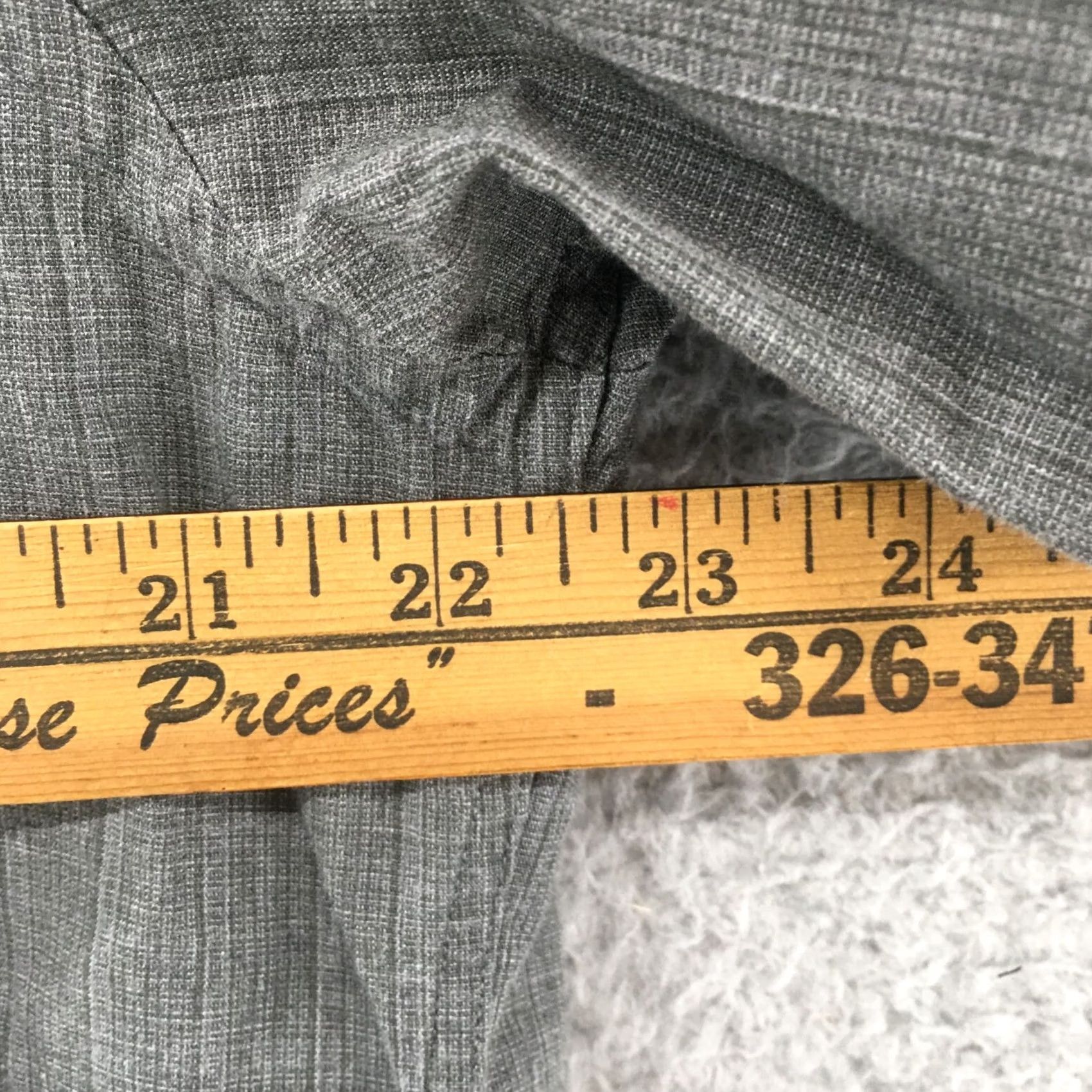 Vintage Halogen Button-Up Shirt Top Mens Large Gray Dolman Long Sleeve Collared Casual Size US M / EU 48-50 / 2 - 4 Thumbnail