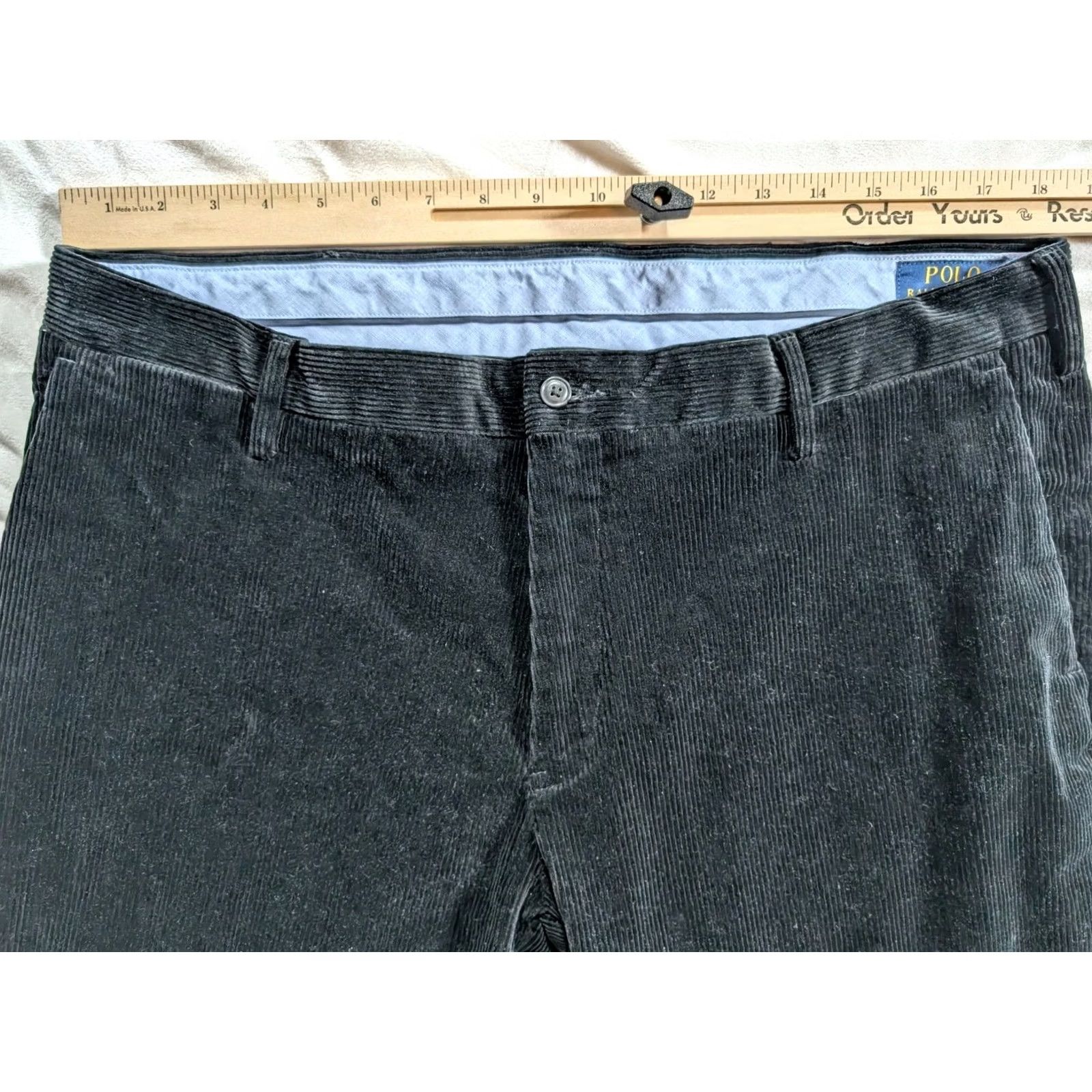 Polo Ralph Lauren Polo Ralph Lauren Black Corduroy Pants Chino Classic Fit 38x32 Polo Ralph Lauren Men Pants Regular Black Corduroy Chino Classic Fit 38 Black Mens Size US M / EU 48-50 / 2 - 4 Thumbnail